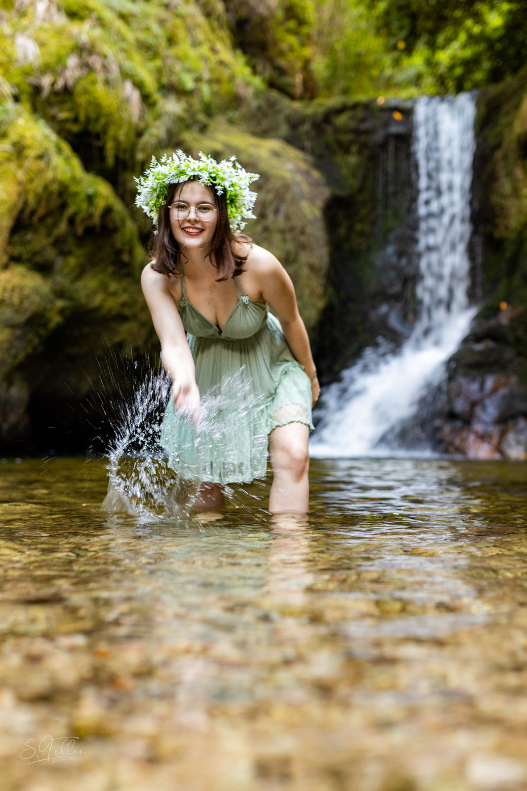 The Beltane Dress In Light Green