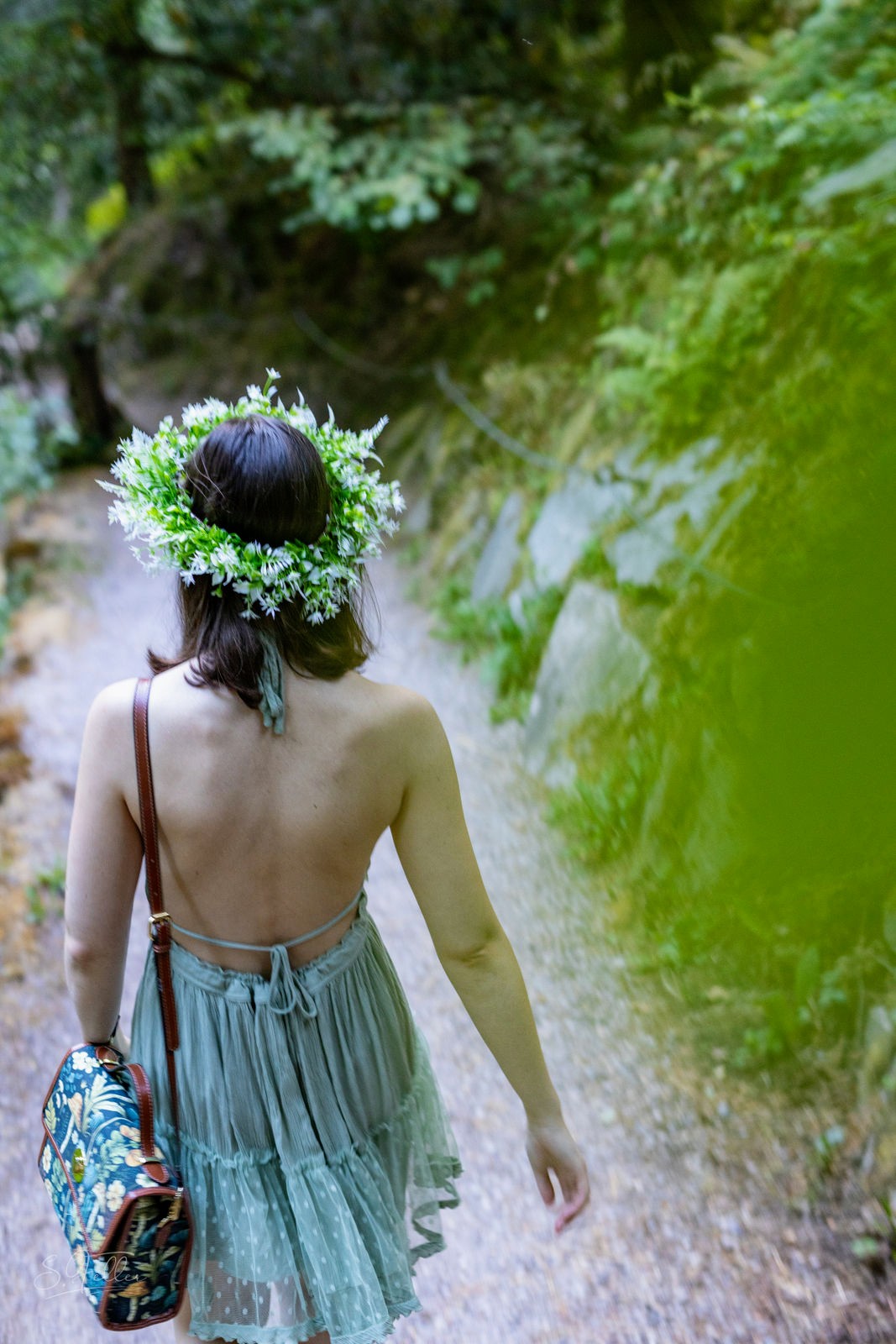 The Beltane Dress In Light Green