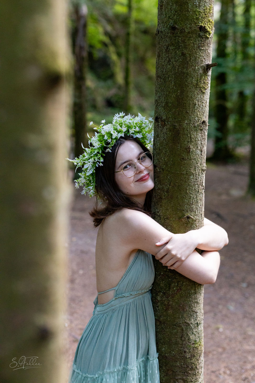 The Beltane Dress In Light Green