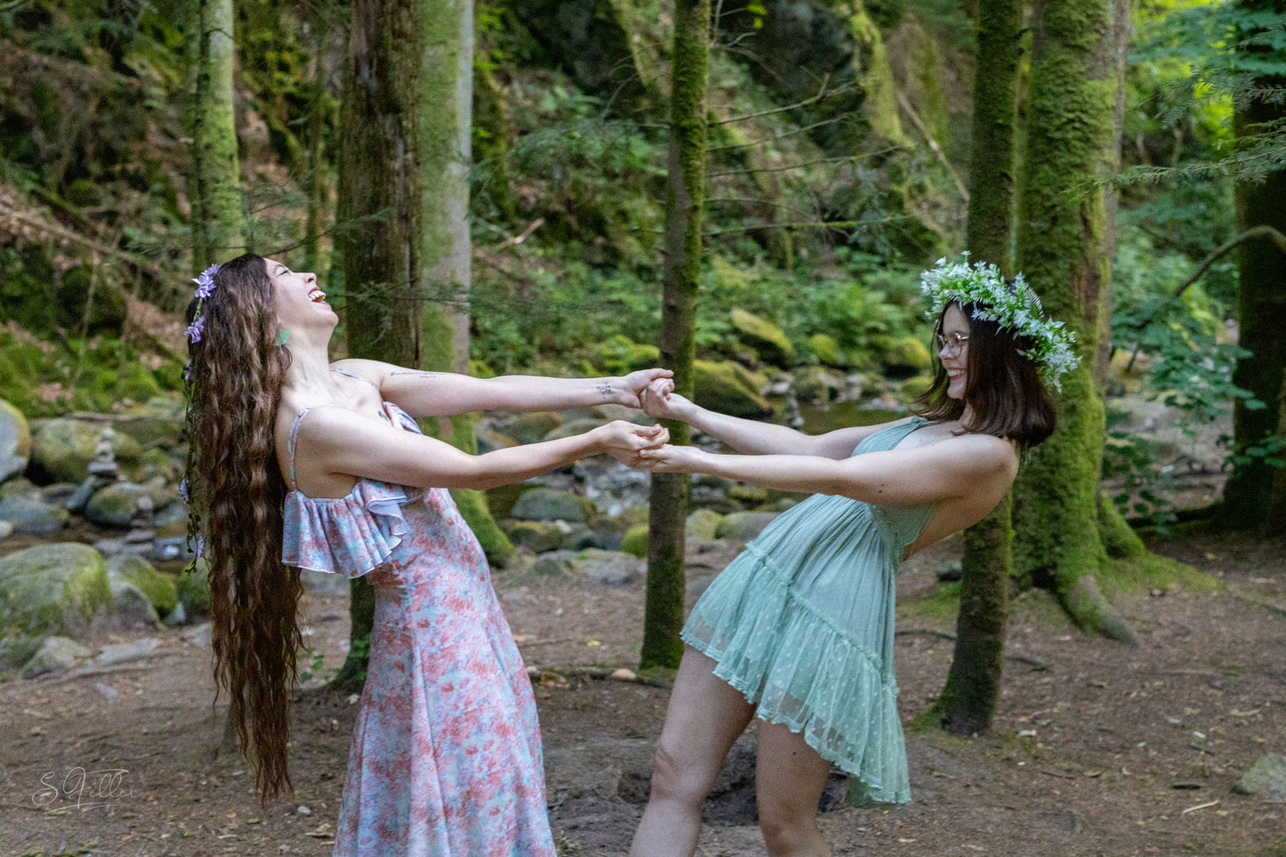 The Beltane Dress In Light Green