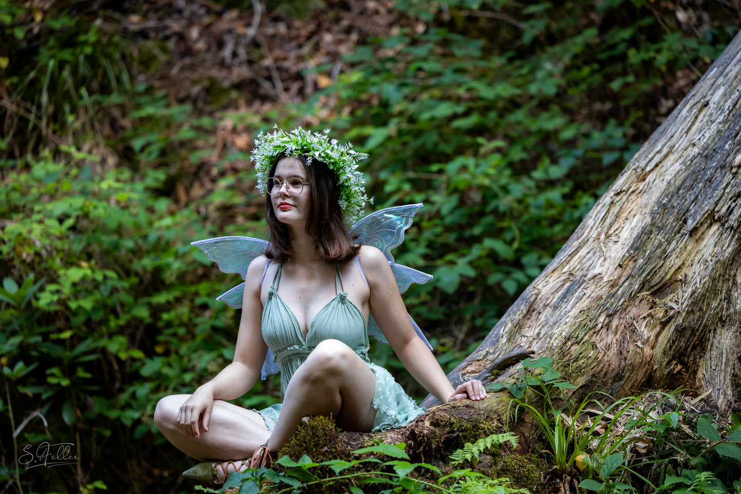 The Fairy Dream Wings In Light Green