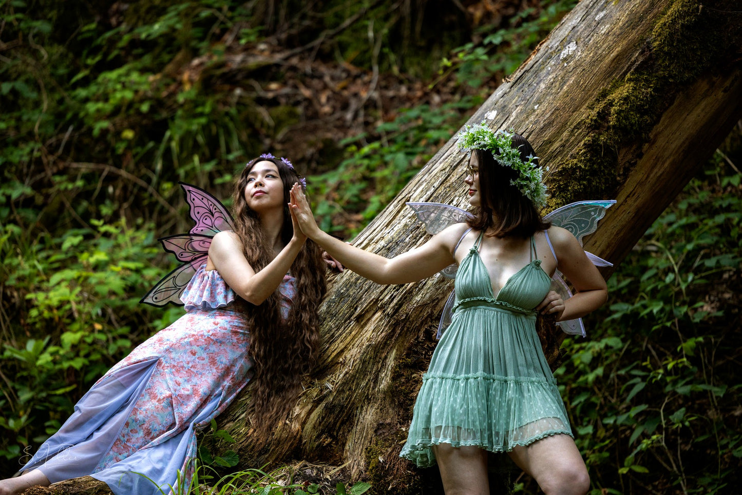 The Beltane Dress In Light Green