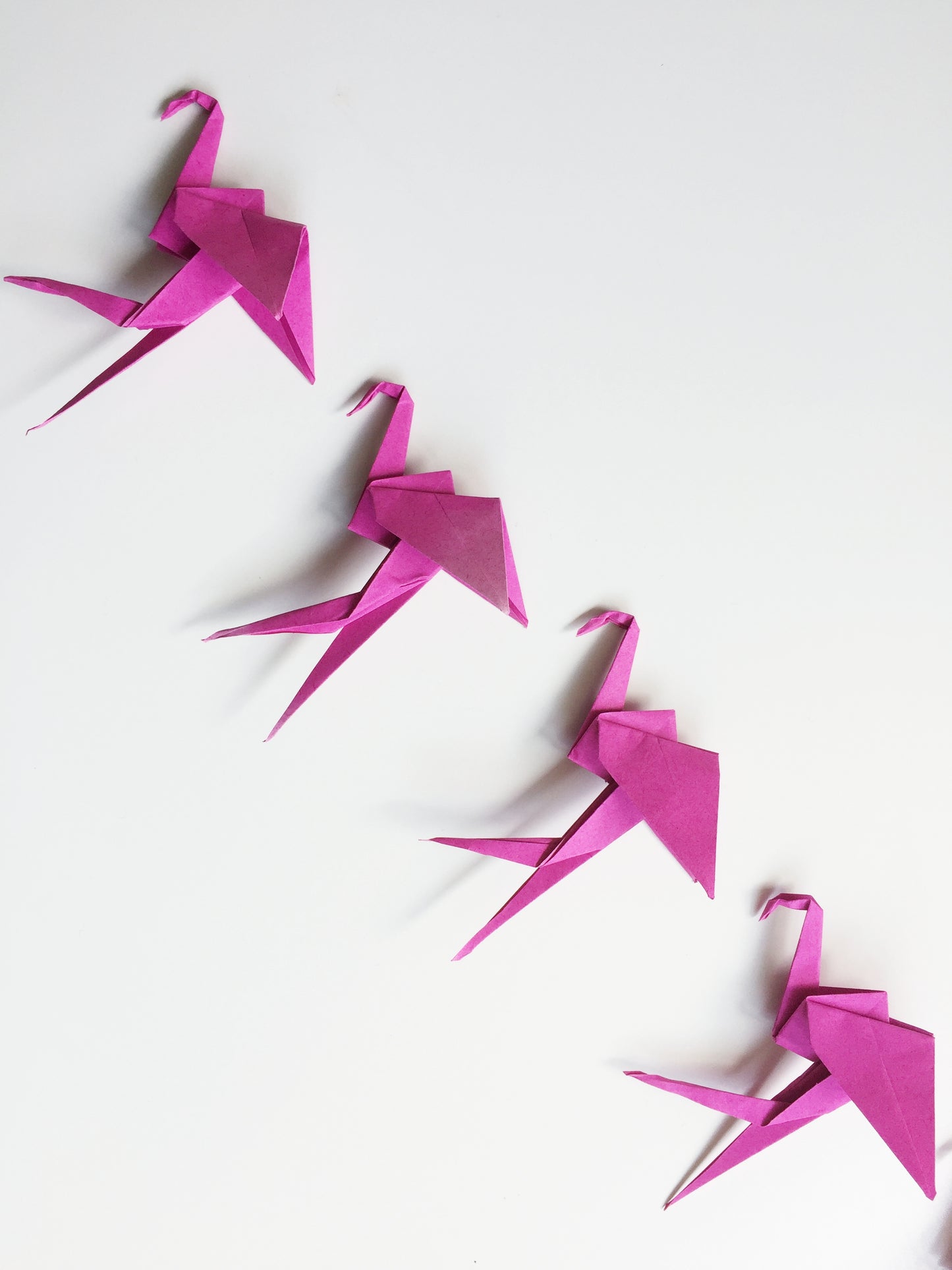 The Origami Flamingos