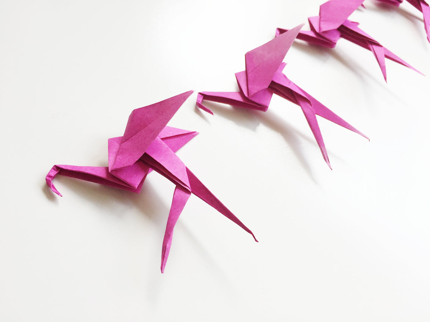 The Origami Flamingos