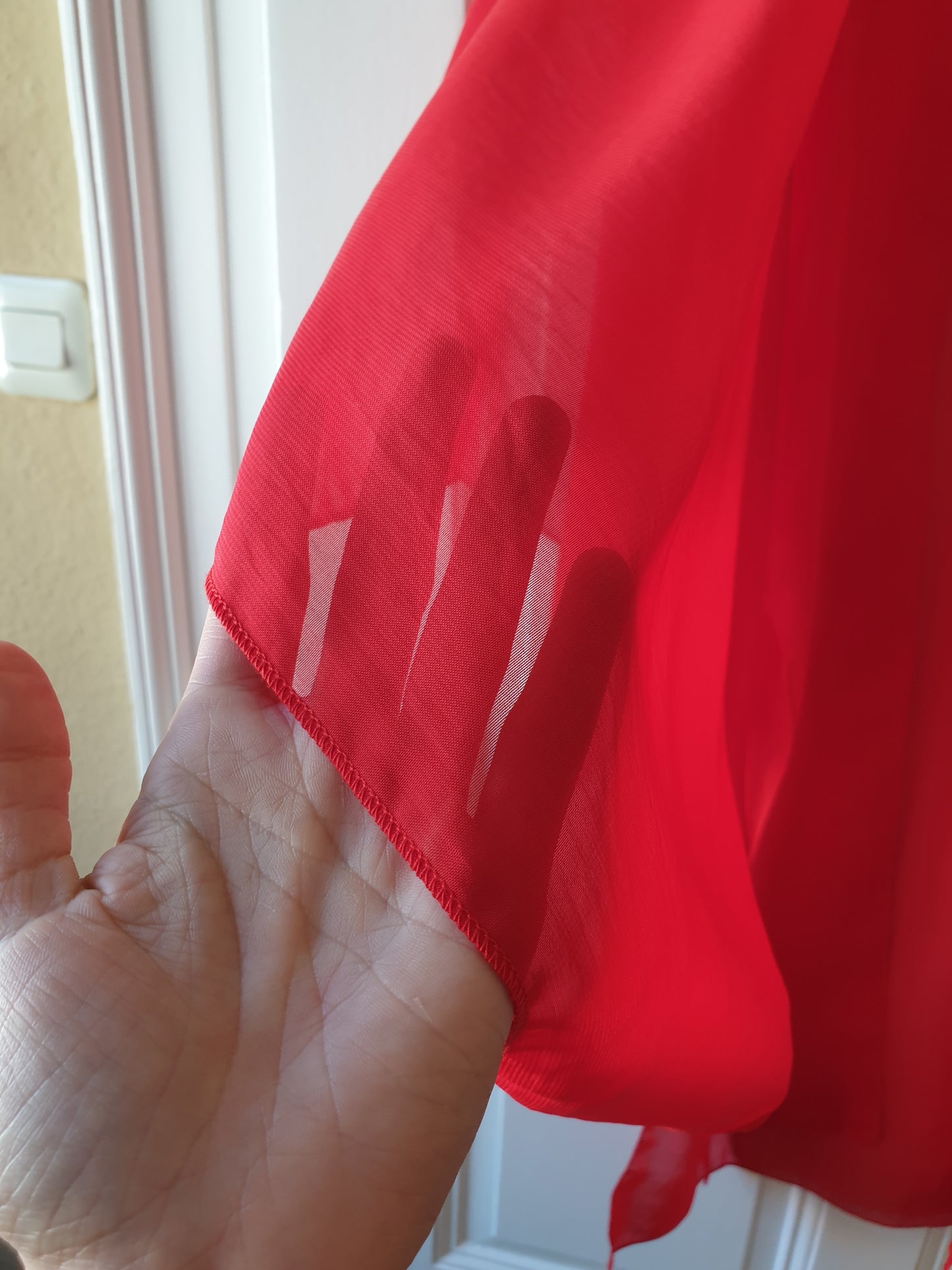 The Elegant Red Hanfu Coat