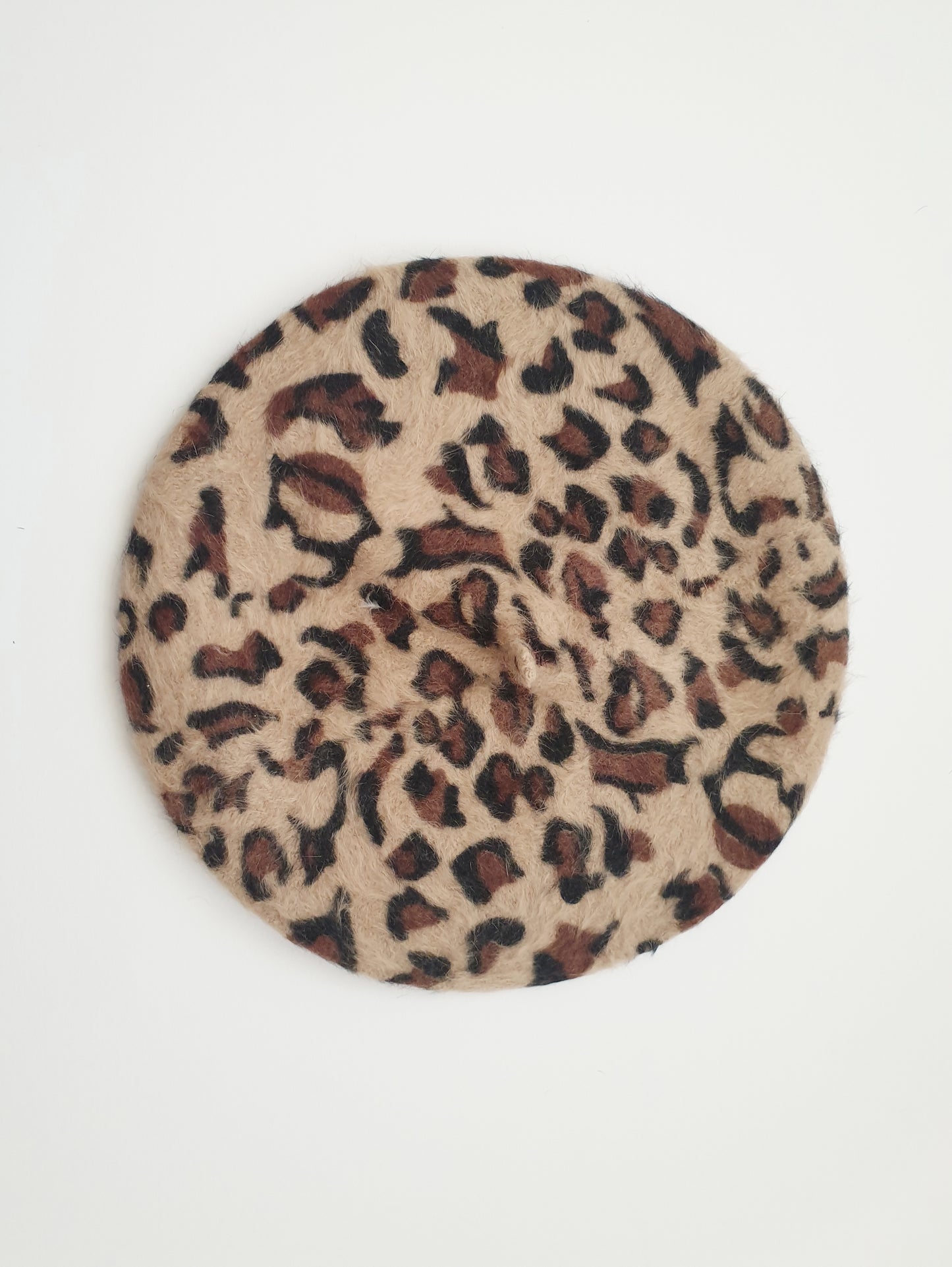 The Wild Things Wool Leopard Beret