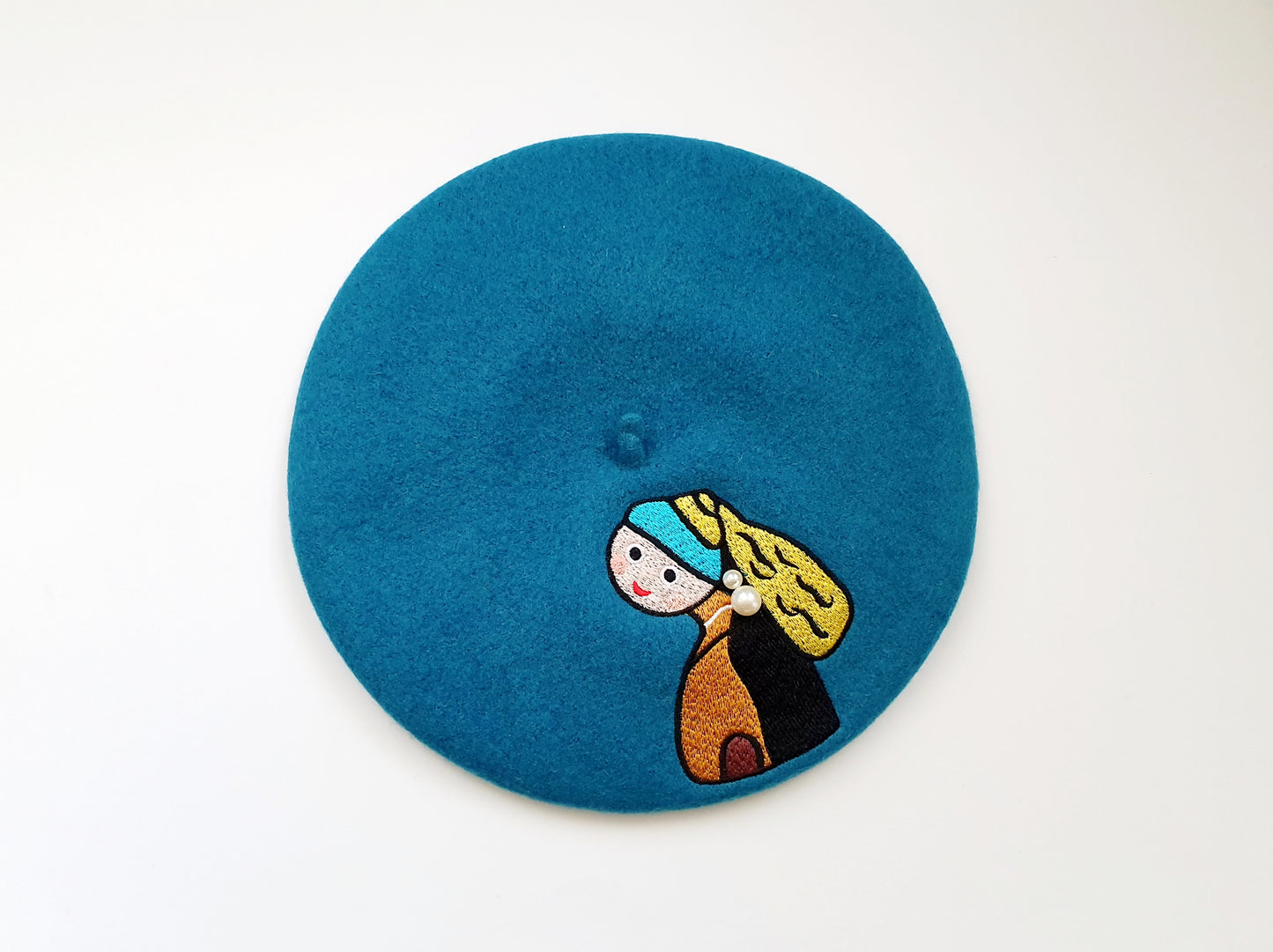 The Girl With A Pearl Earring Beret