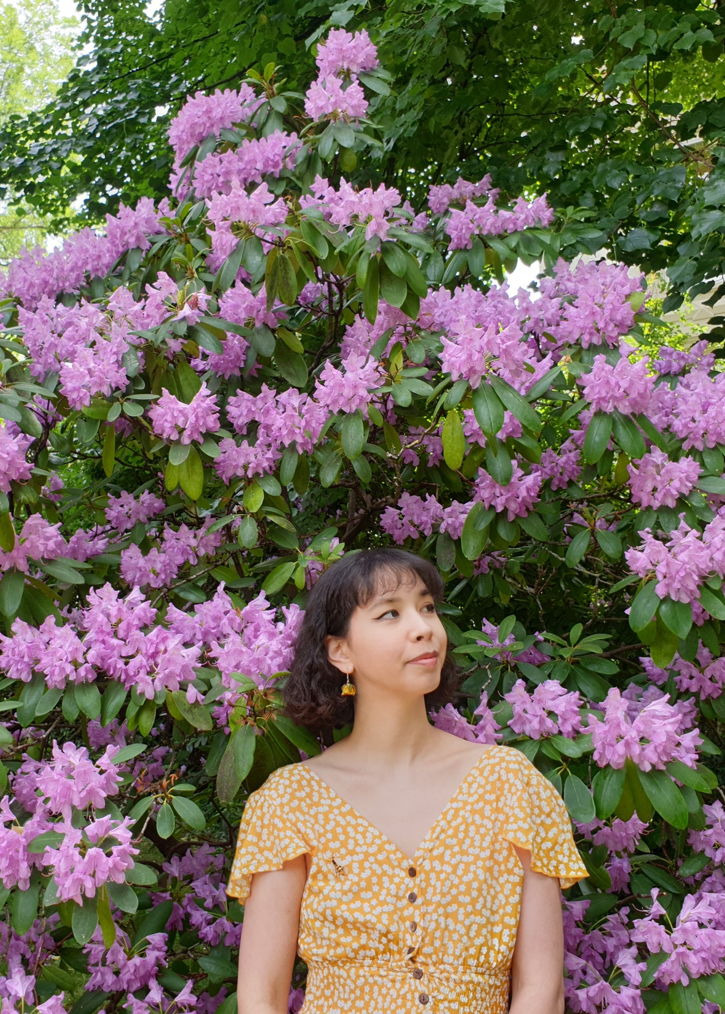 The Yellow Meadow Girl Dress