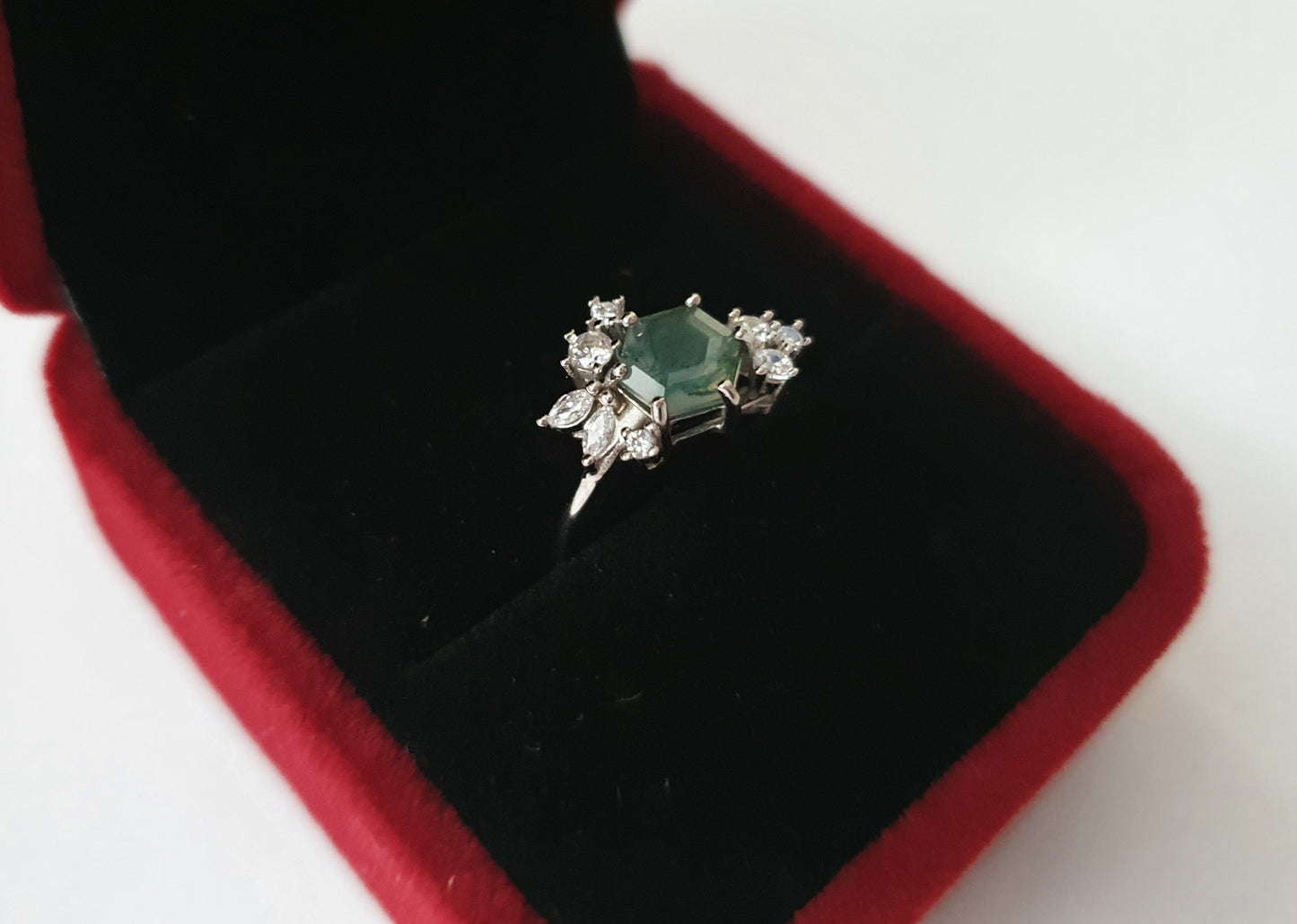 The Moss Agate Ring