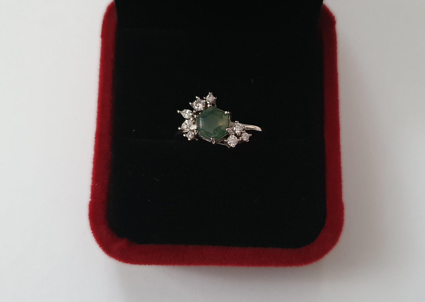The Moss Agate Ring