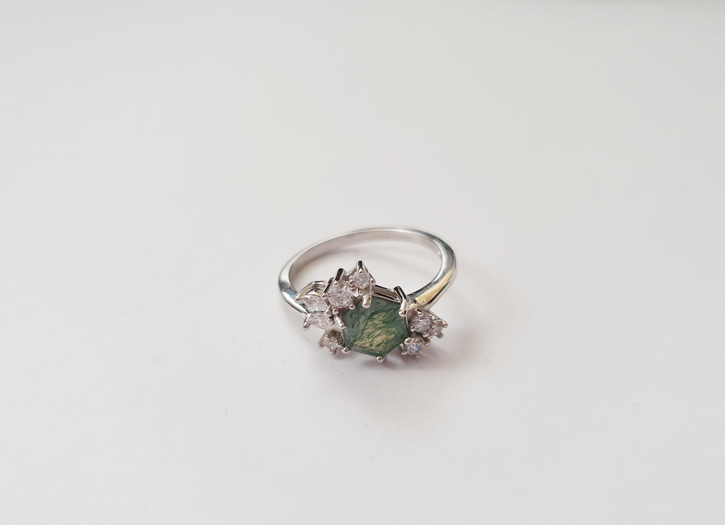 The Moss Agate Ring