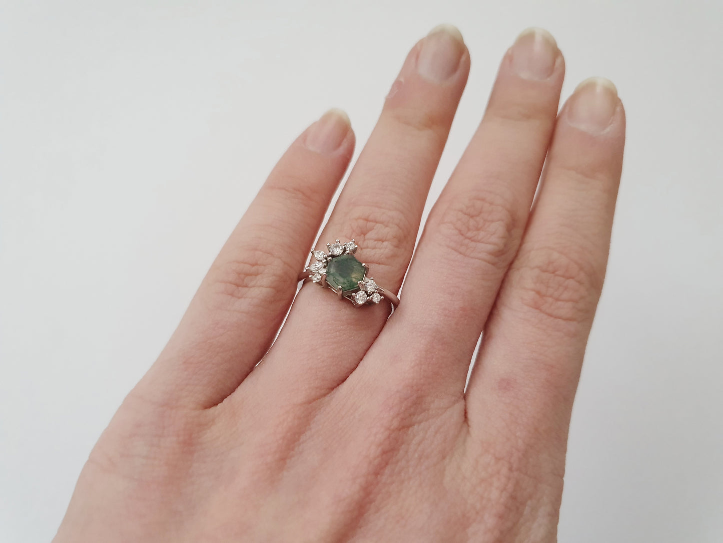 The Moss Agate Ring