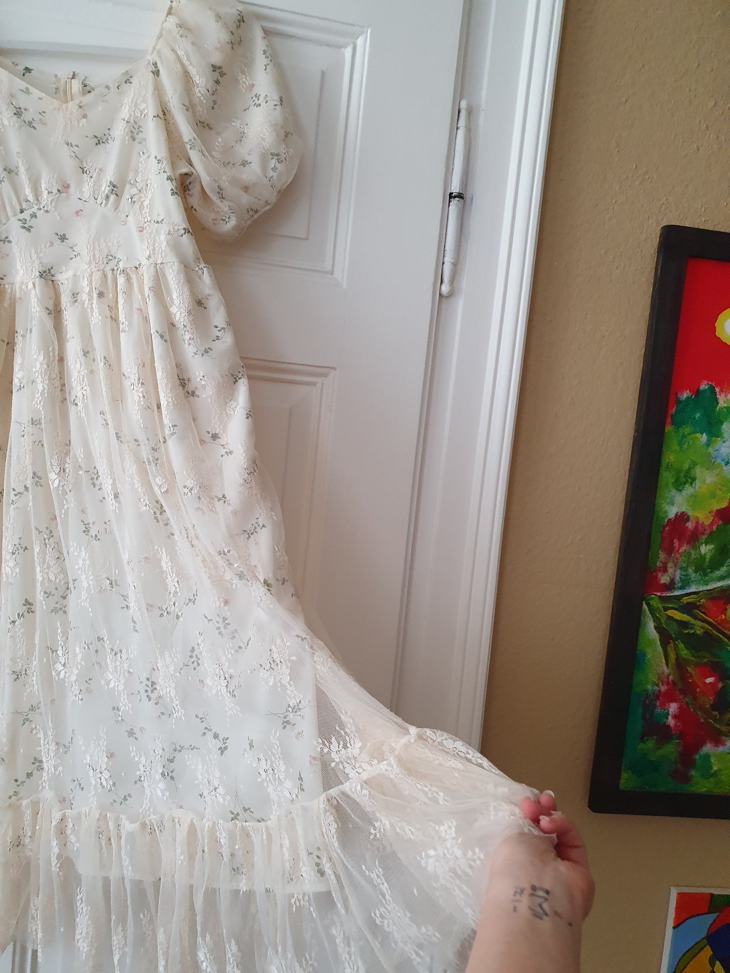 The Cream Coloured Anthea Dress
