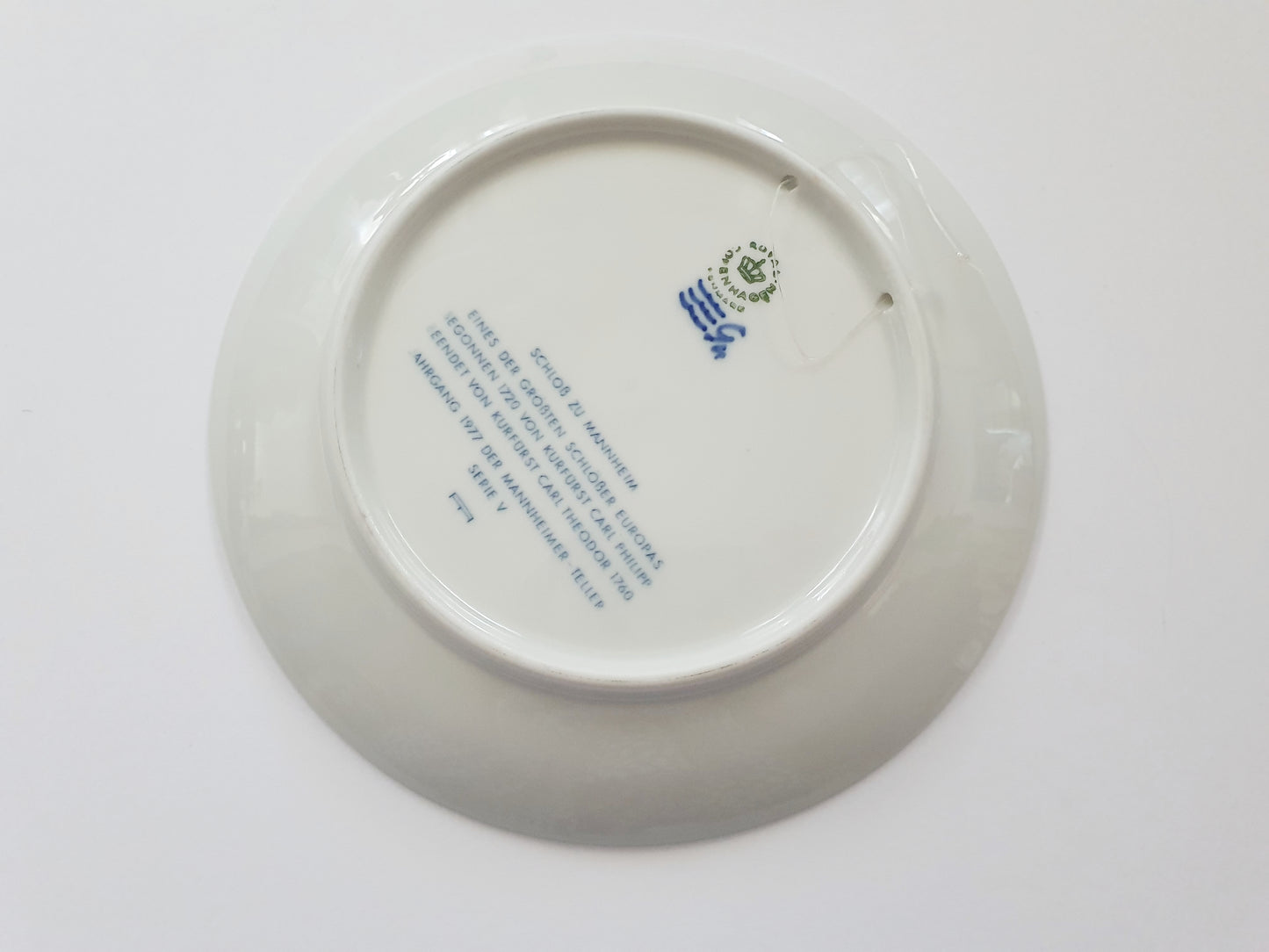 Authentic Vintage Royal Copenhagen Collector's Plate from 1977