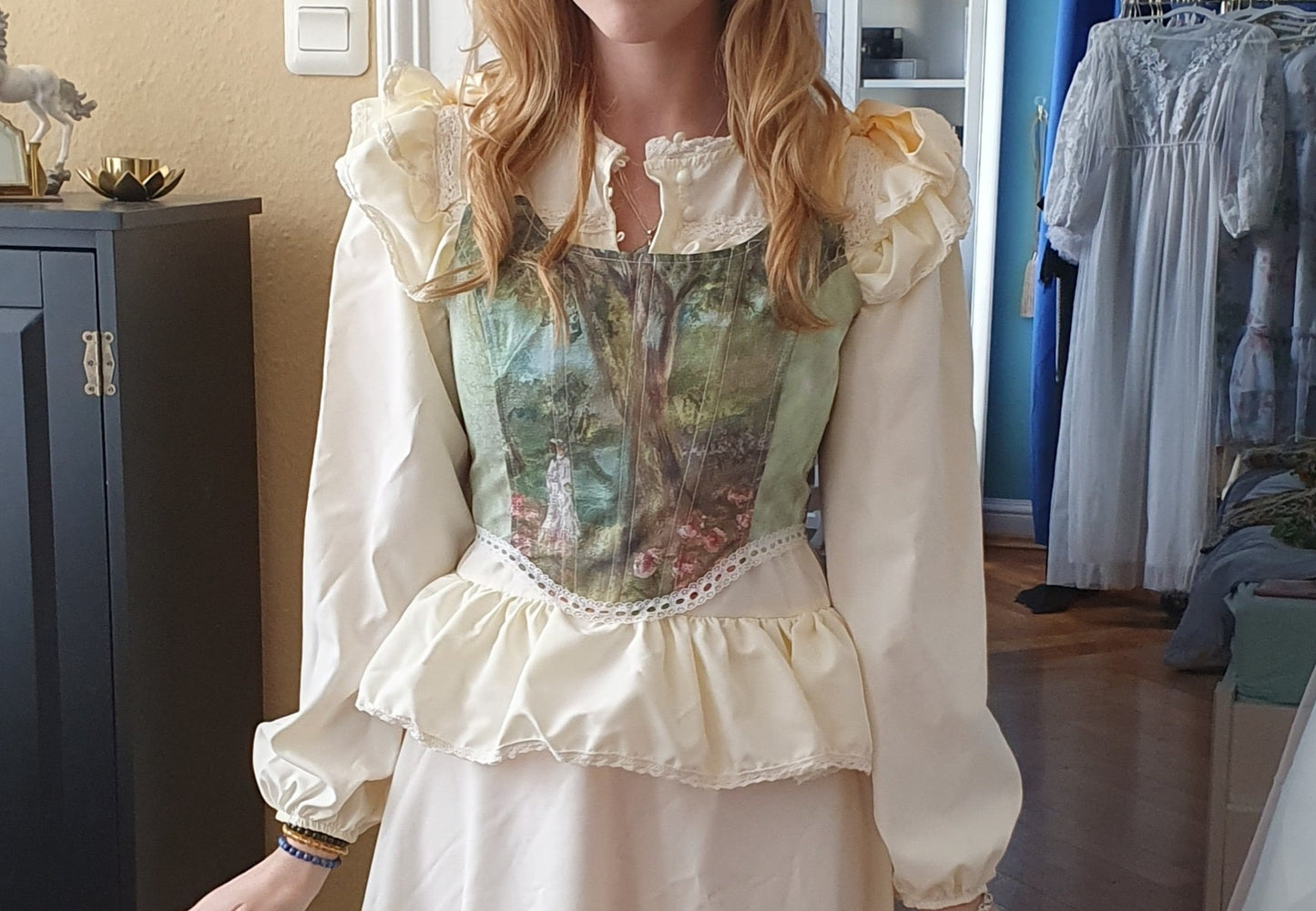 The Monet's Garden Corset Top - Size XS
