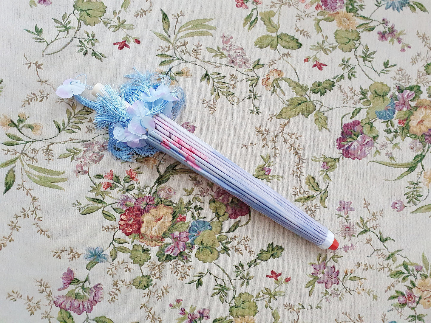 The Blue Hanfu Parasol