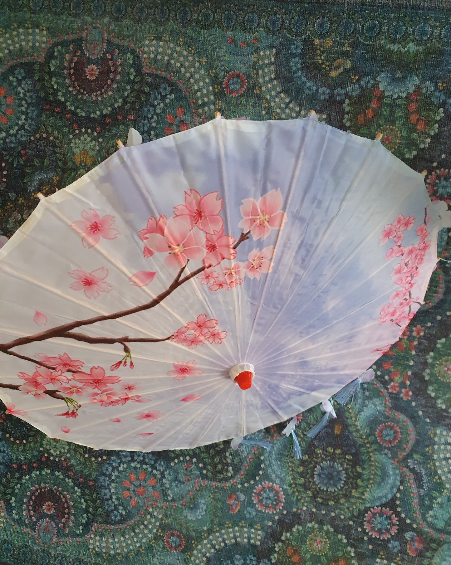 The Blue Hanfu Parasol