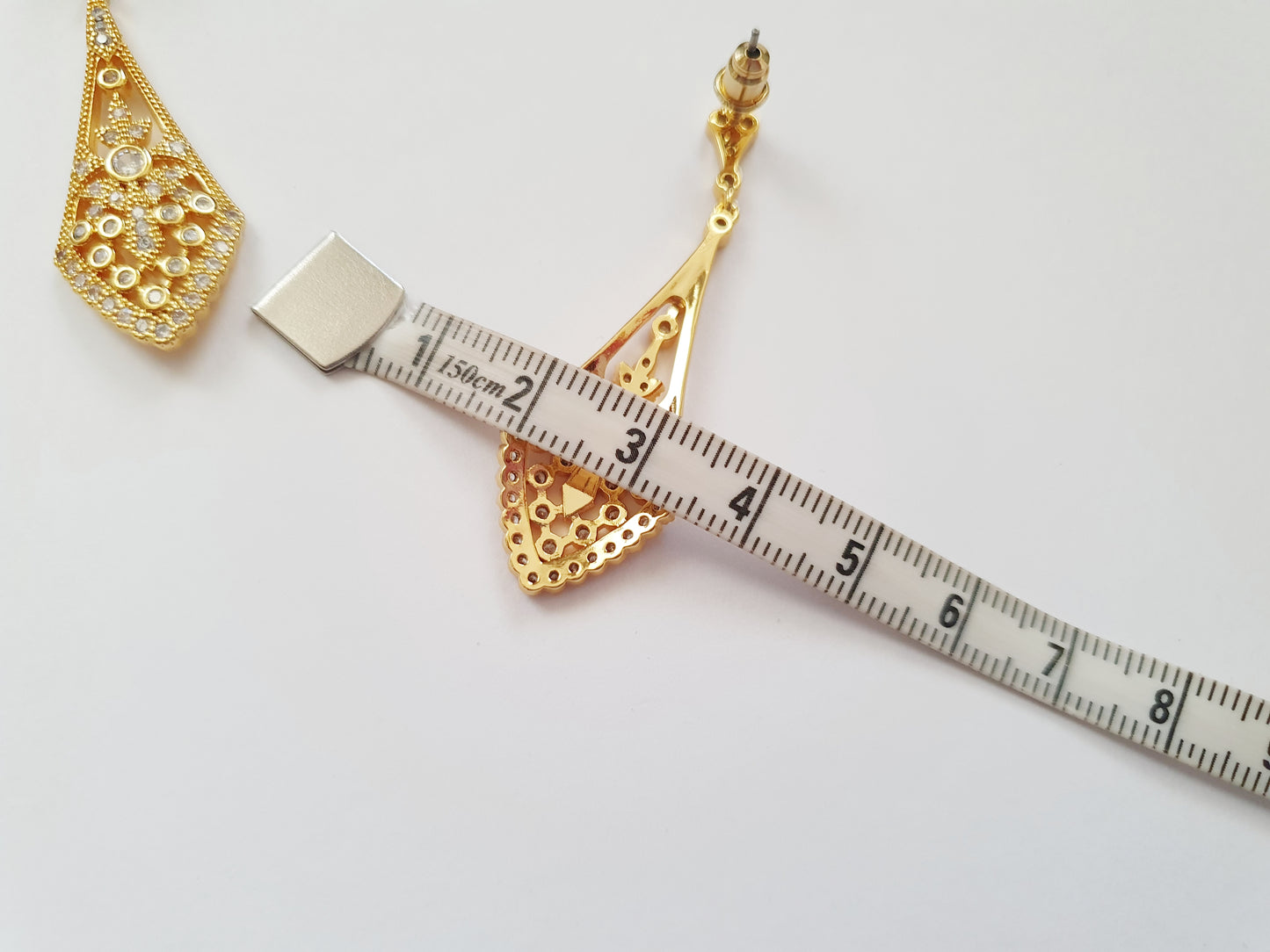 The Gatsby Glamour Art Deco Earrings In Gold
