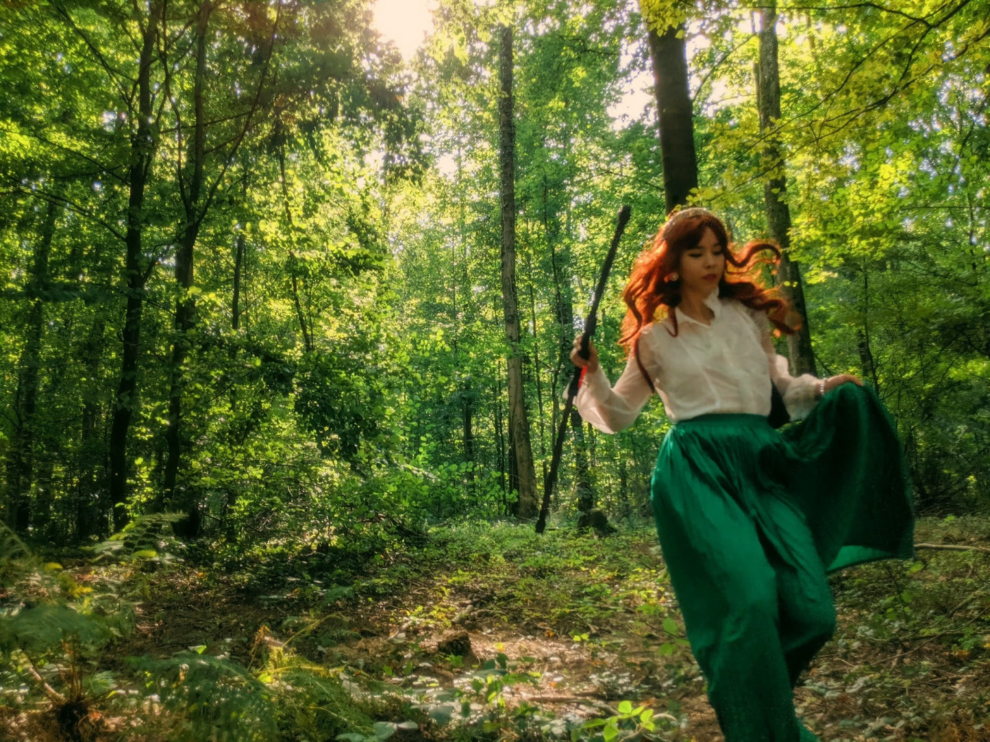 The Emerald Beauty Maxi Skirt