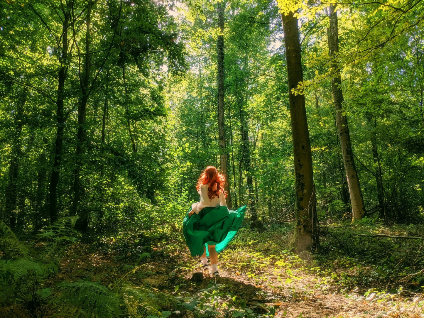 The Emerald Beauty Maxi Skirt