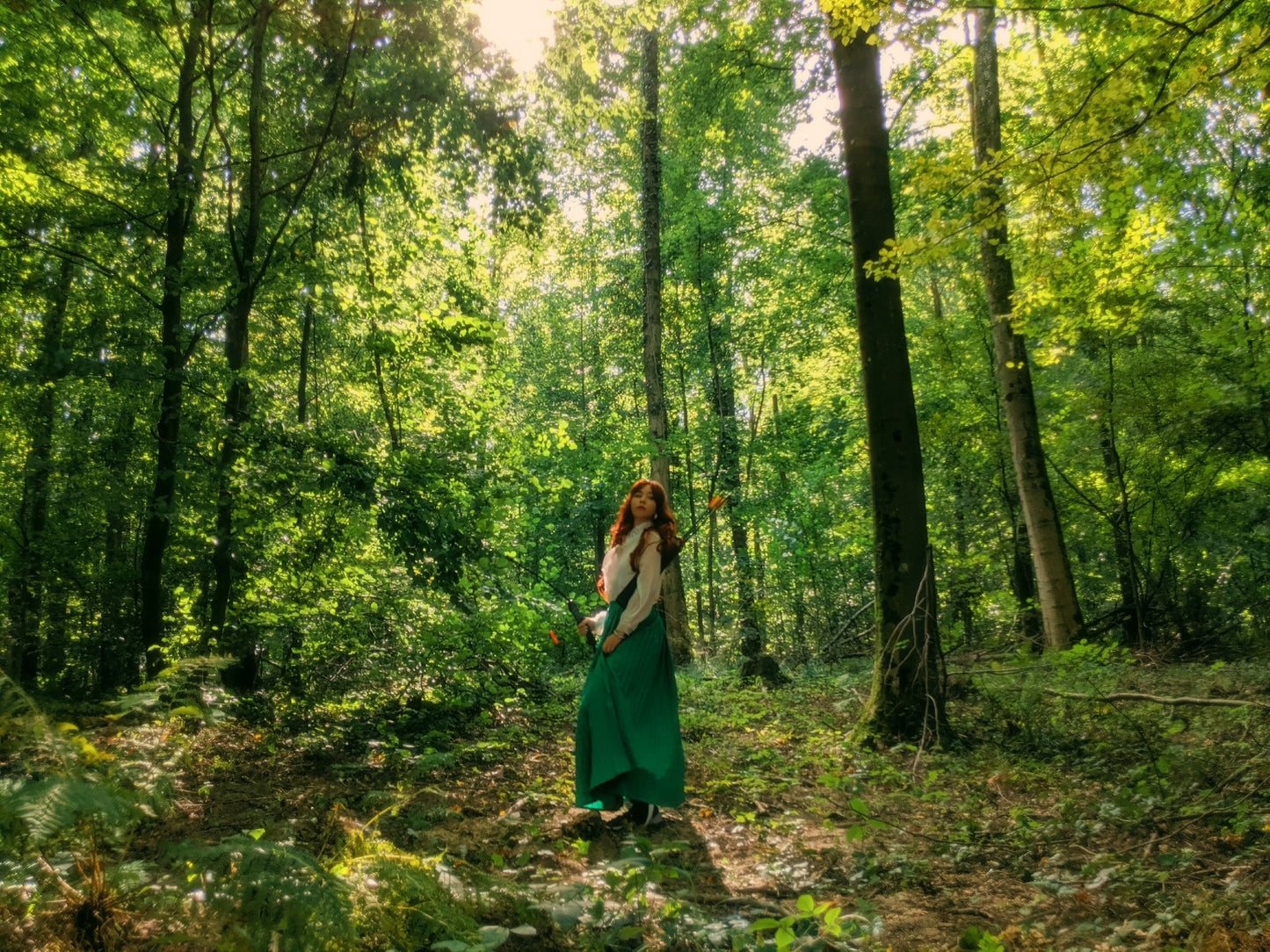 The Emerald Beauty Maxi Skirt