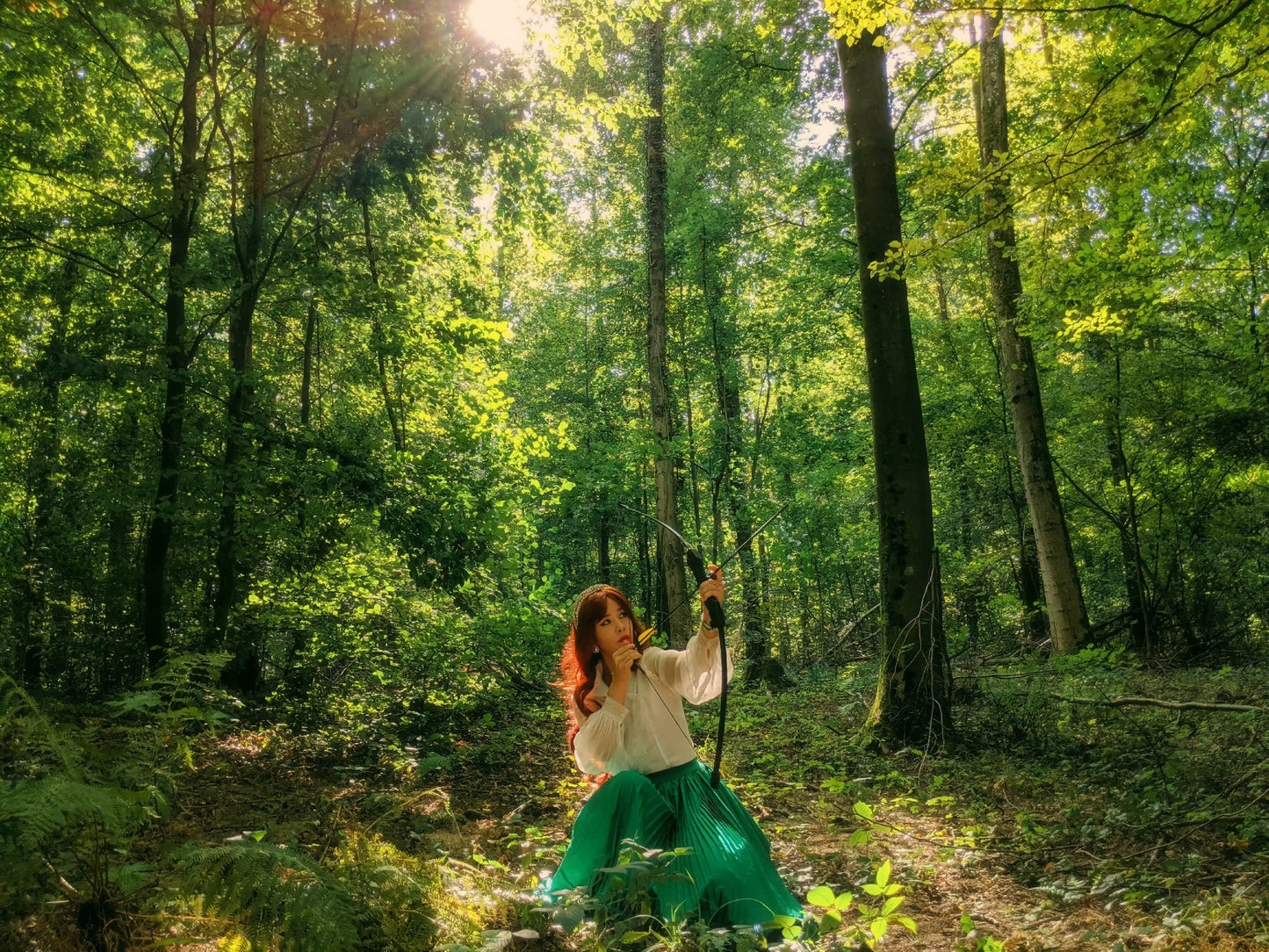 The Emerald Beauty Maxi Skirt