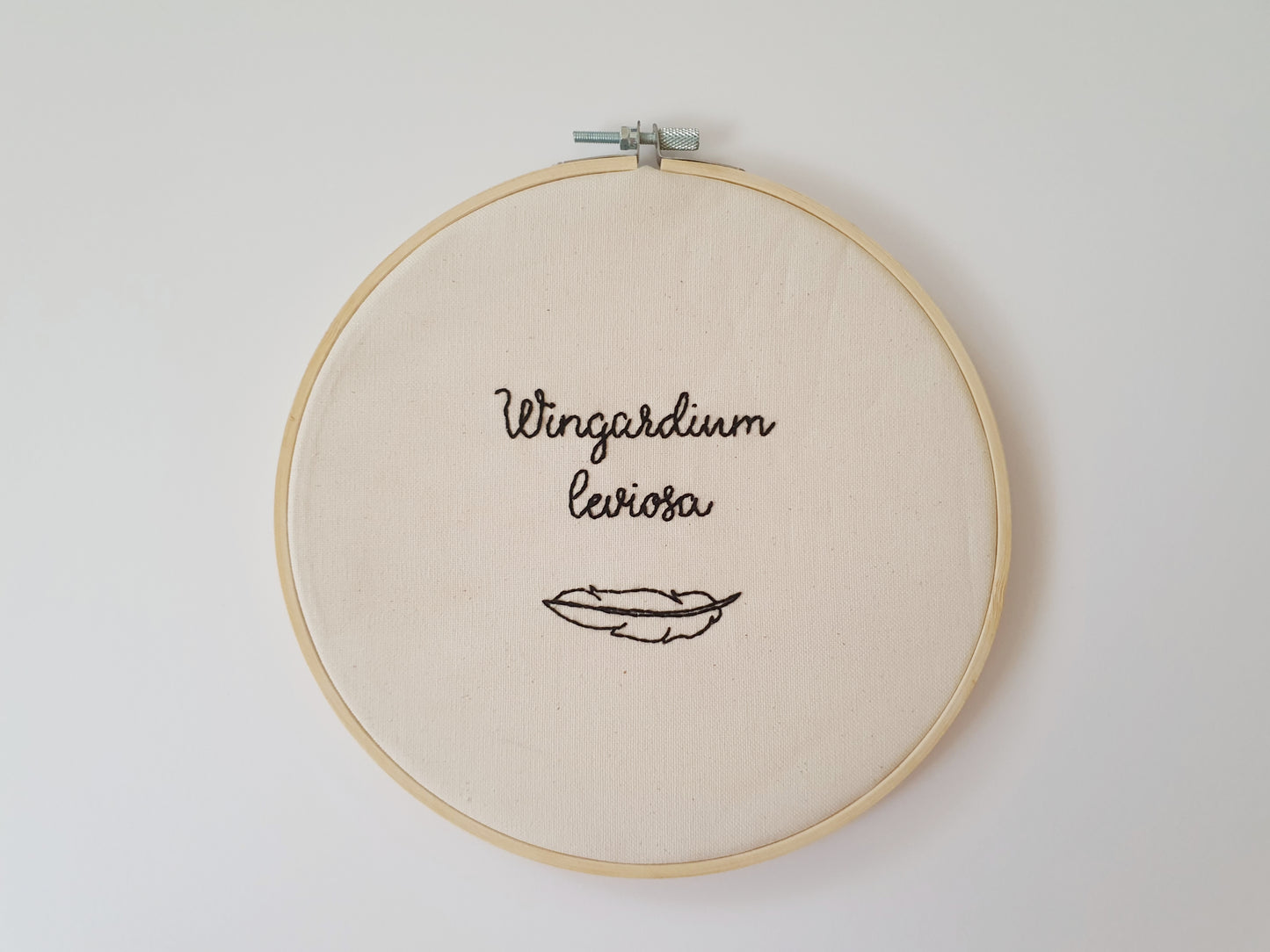 The Wingardium Leviosa Embroidery Hoop