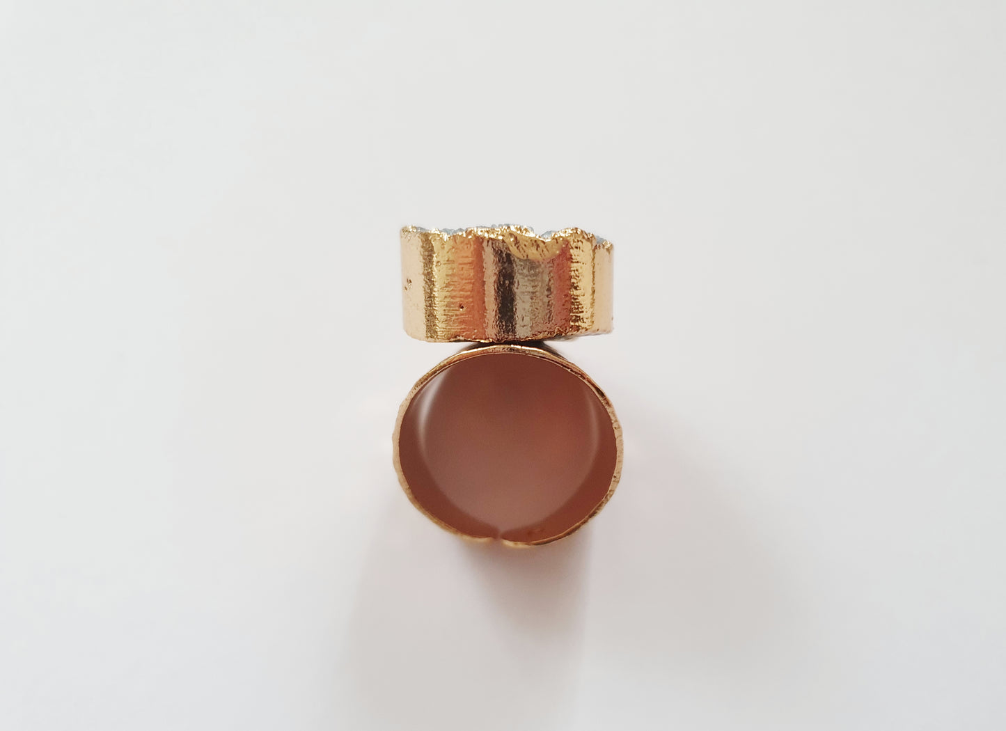 The Luxurious Bleu Pétrole Druzy Ring