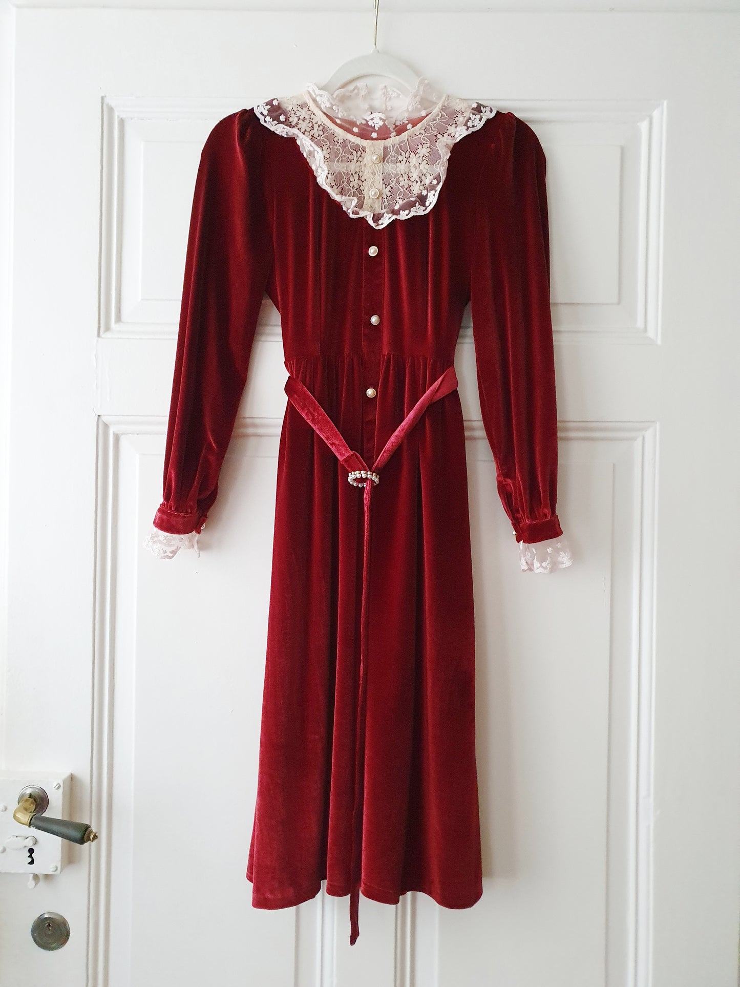 The Victorian Velvet Lace Dress