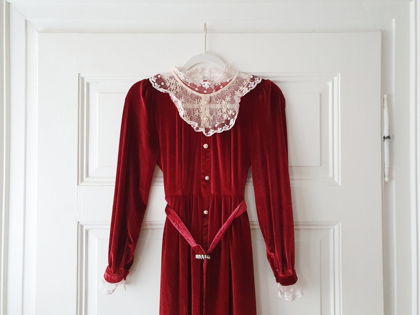 The Victorian Velvet Lace Dress