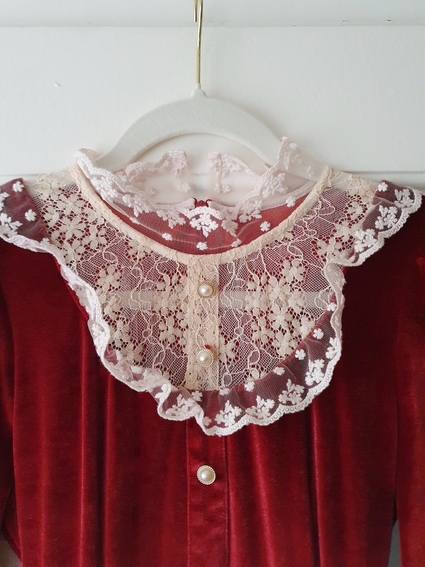 The Victorian Velvet Lace Dress