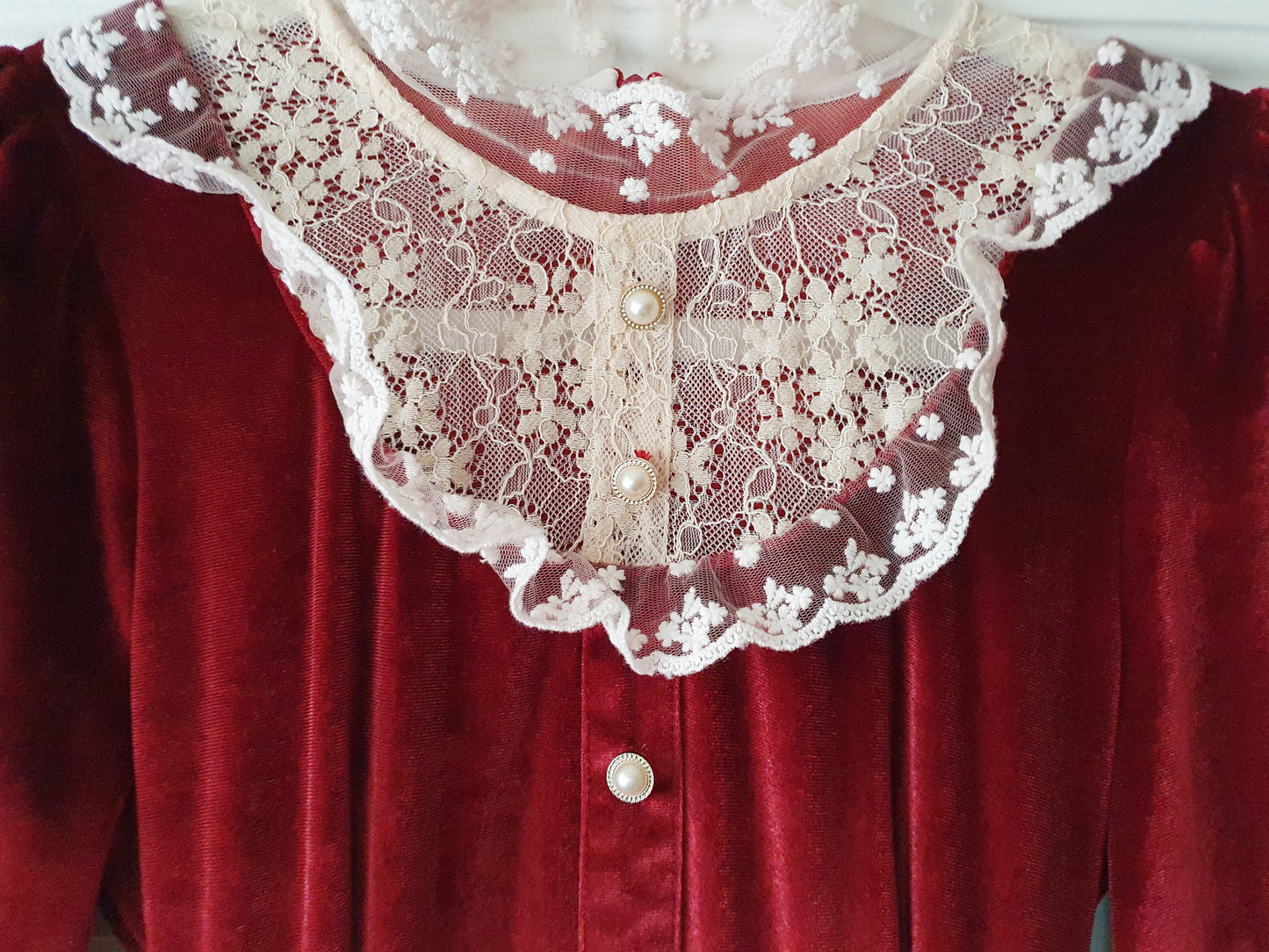 The Victorian Velvet Lace Dress