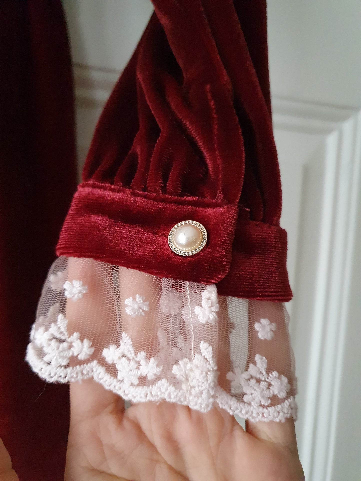 The Victorian Velvet Lace Dress