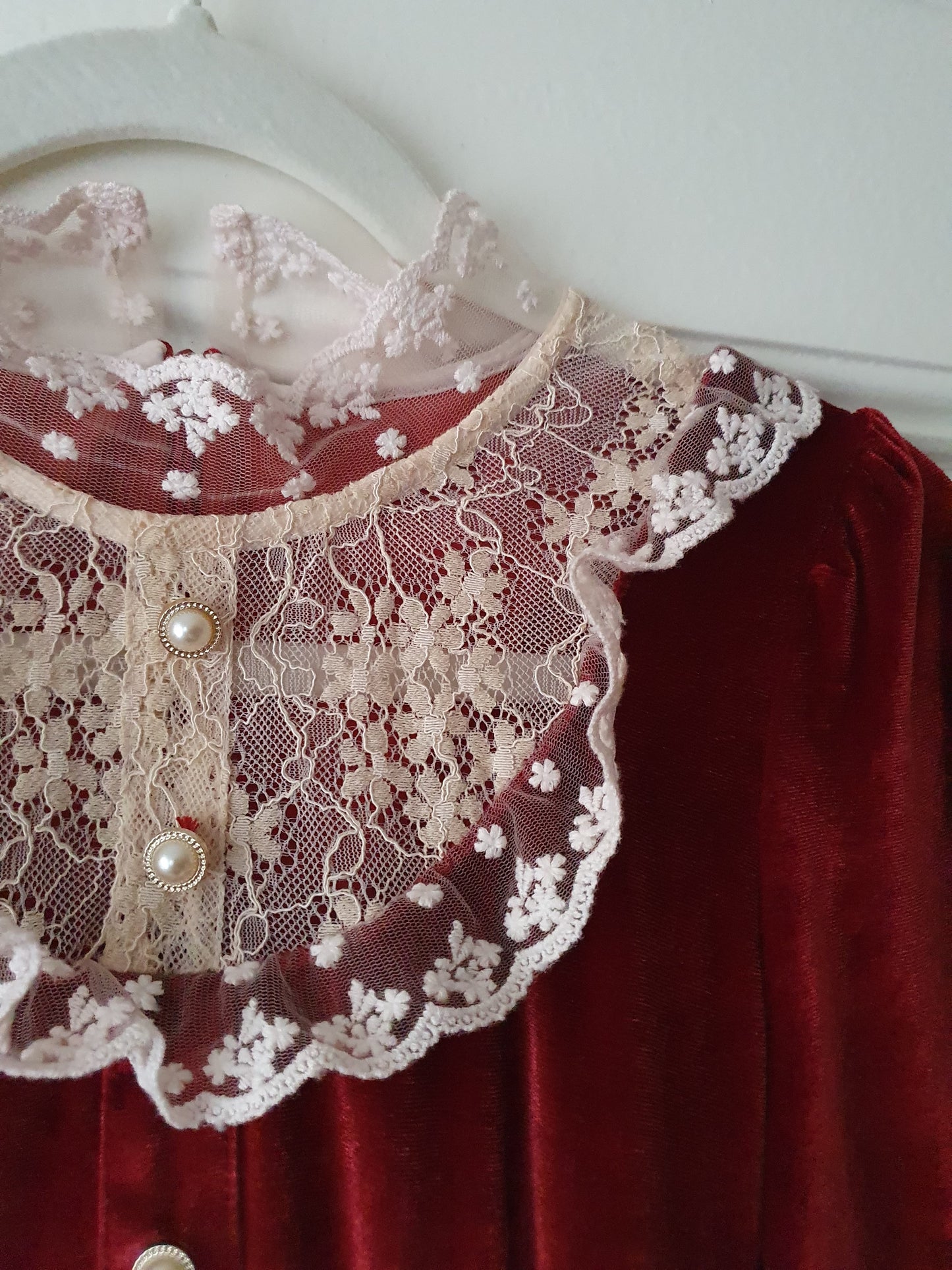 The Victorian Velvet Lace Dress