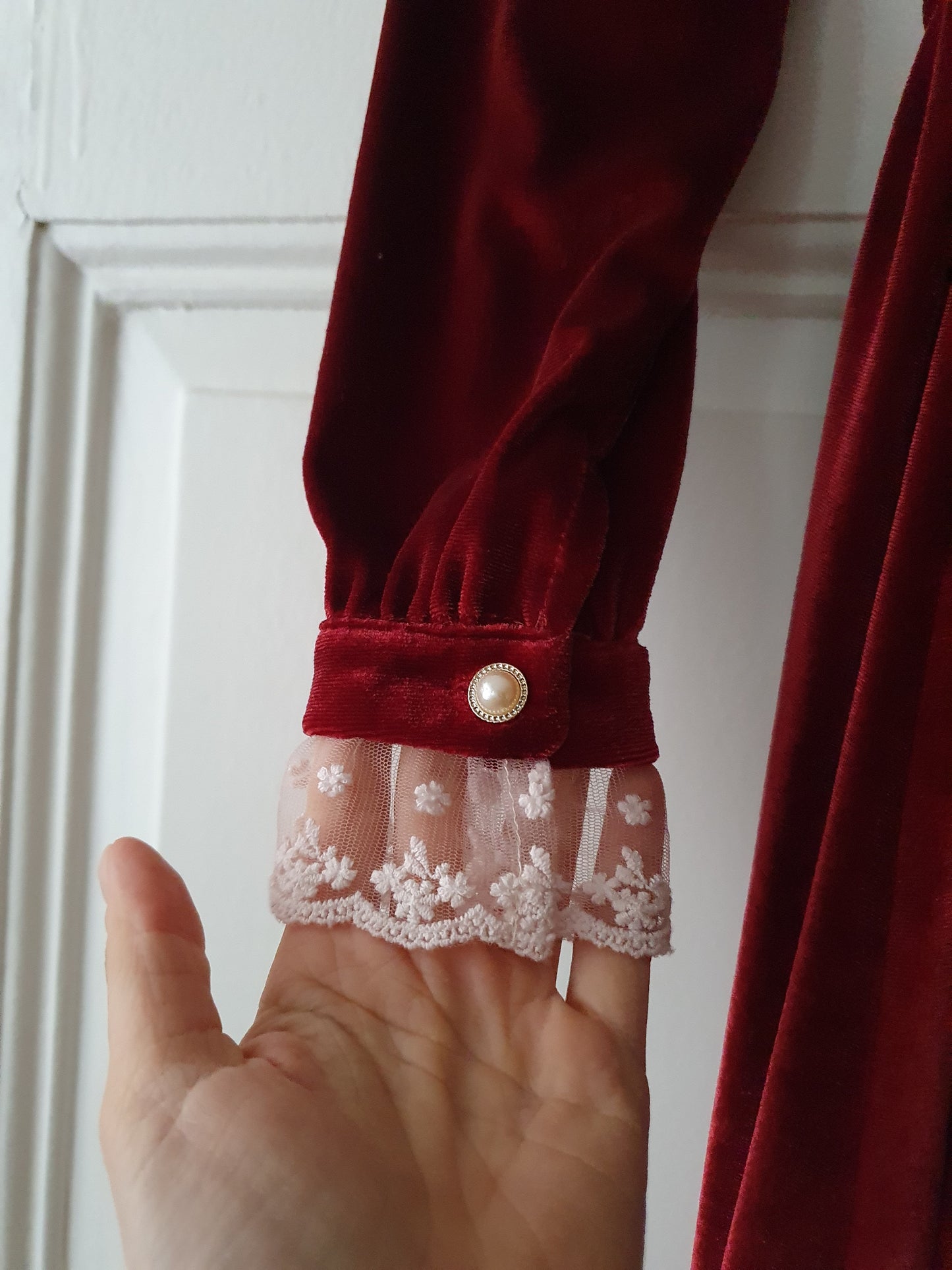 The Victorian Velvet Lace Dress