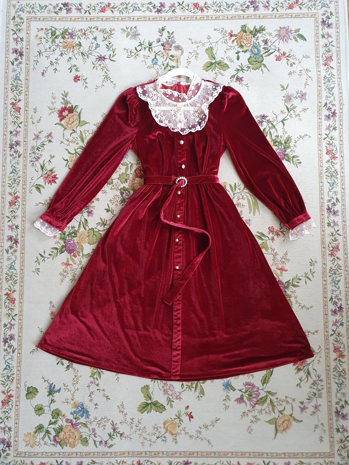 The Victorian Velvet Lace Dress