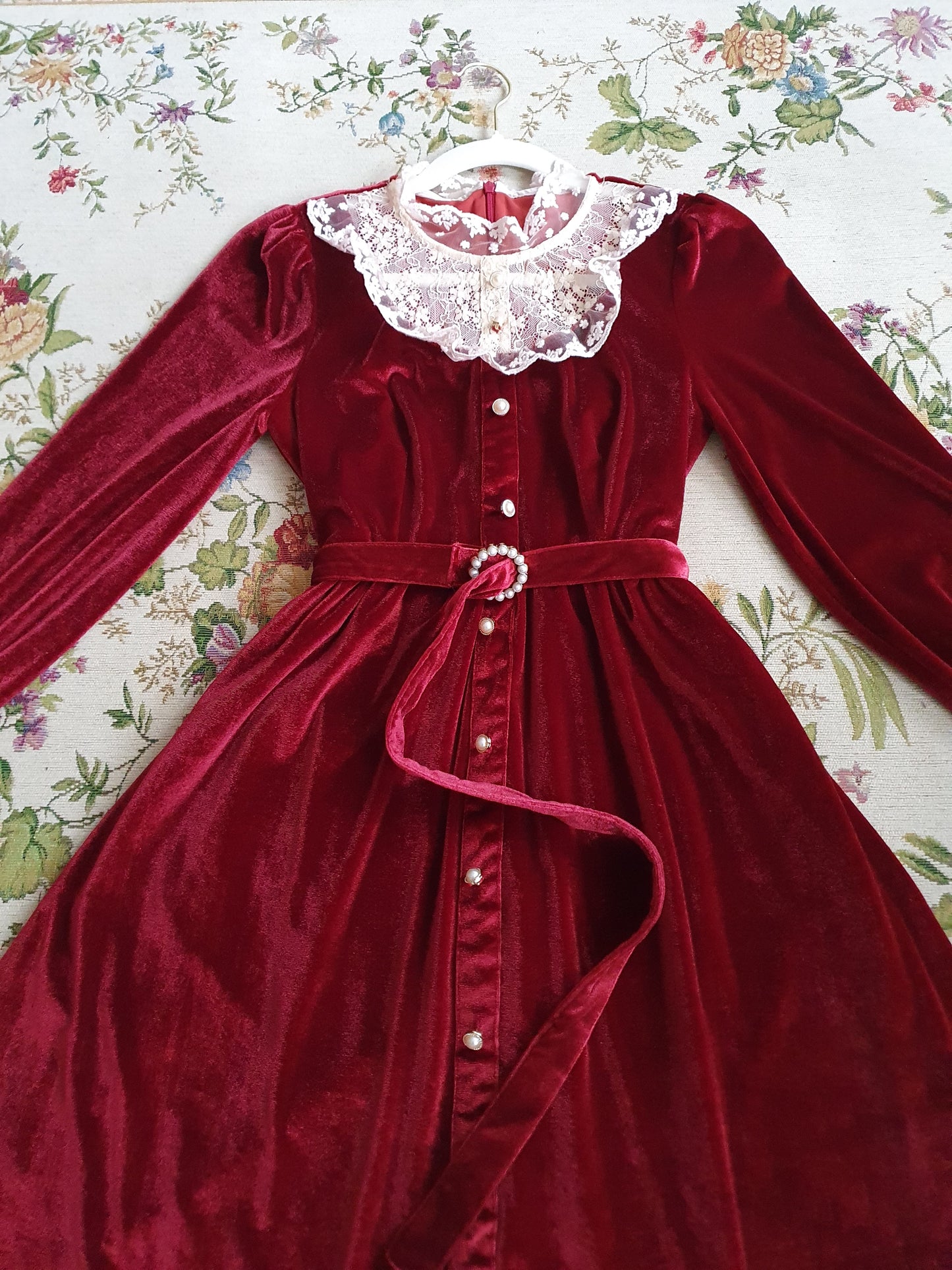 The Victorian Velvet Lace Dress