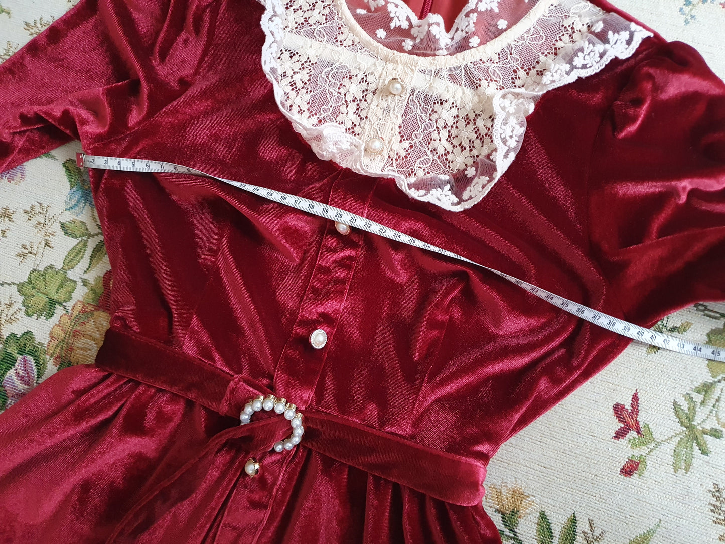 The Victorian Velvet Lace Dress