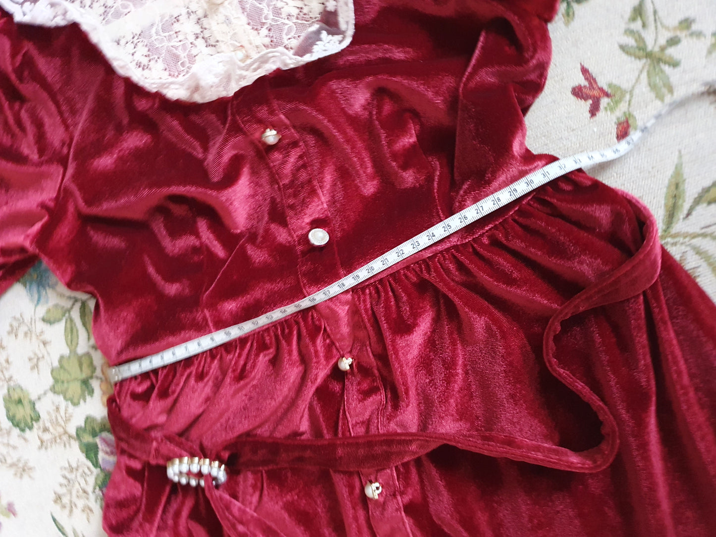 The Victorian Velvet Lace Dress