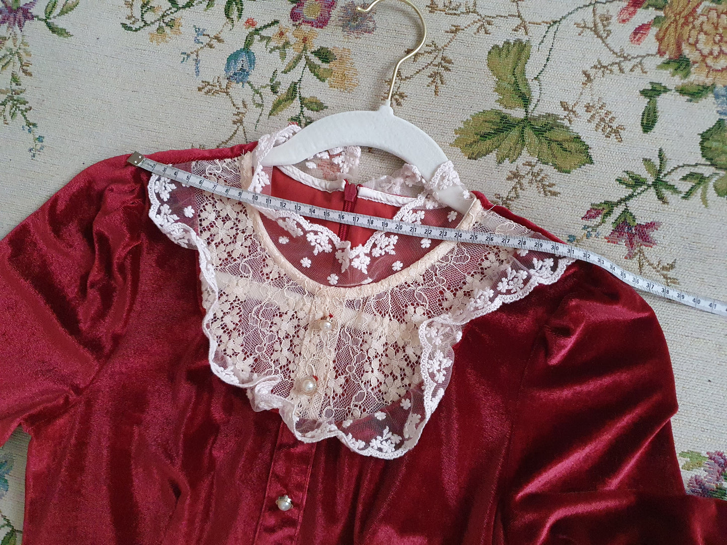 The Victorian Velvet Lace Dress