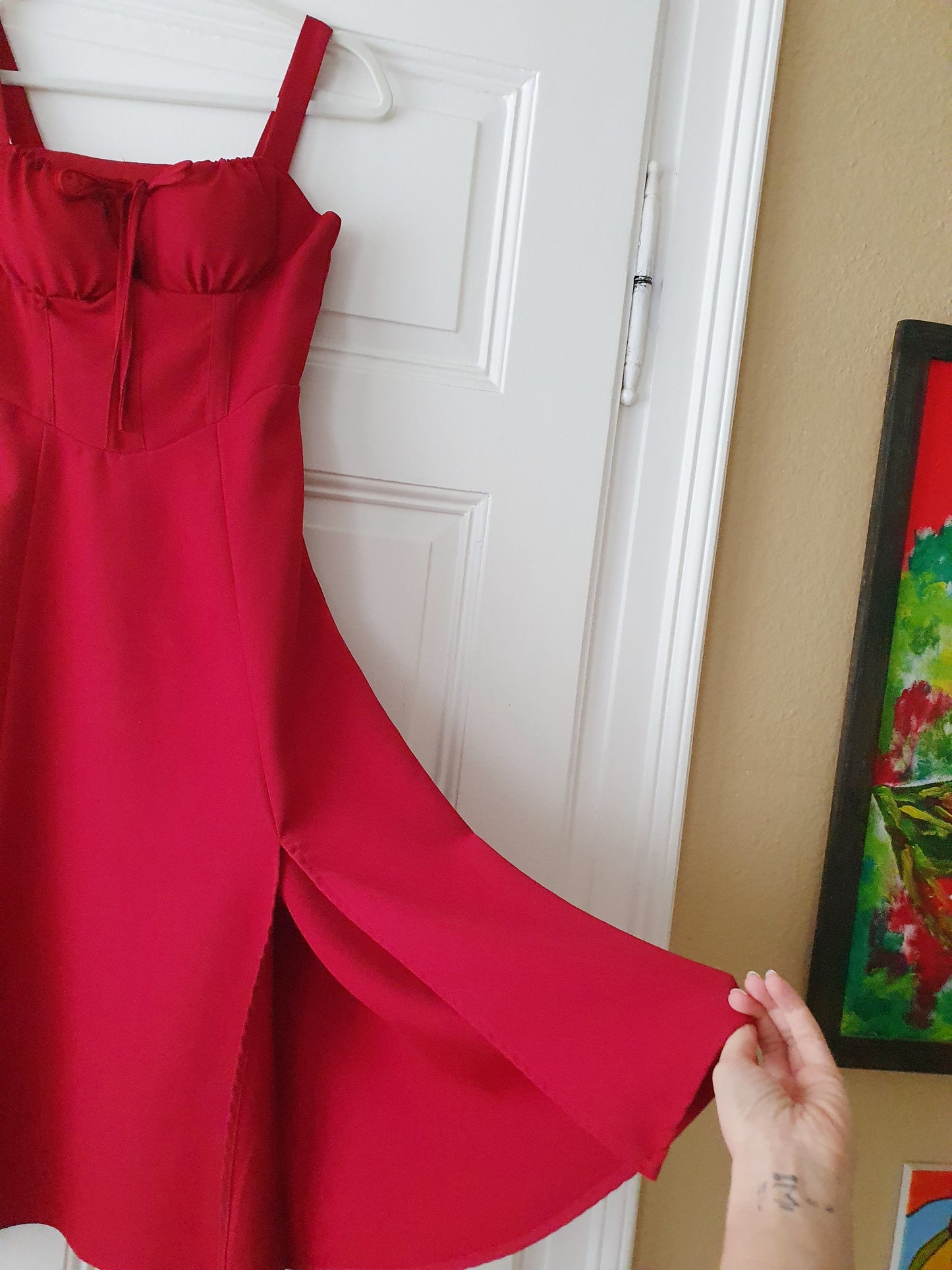 The Red Coquette Dress