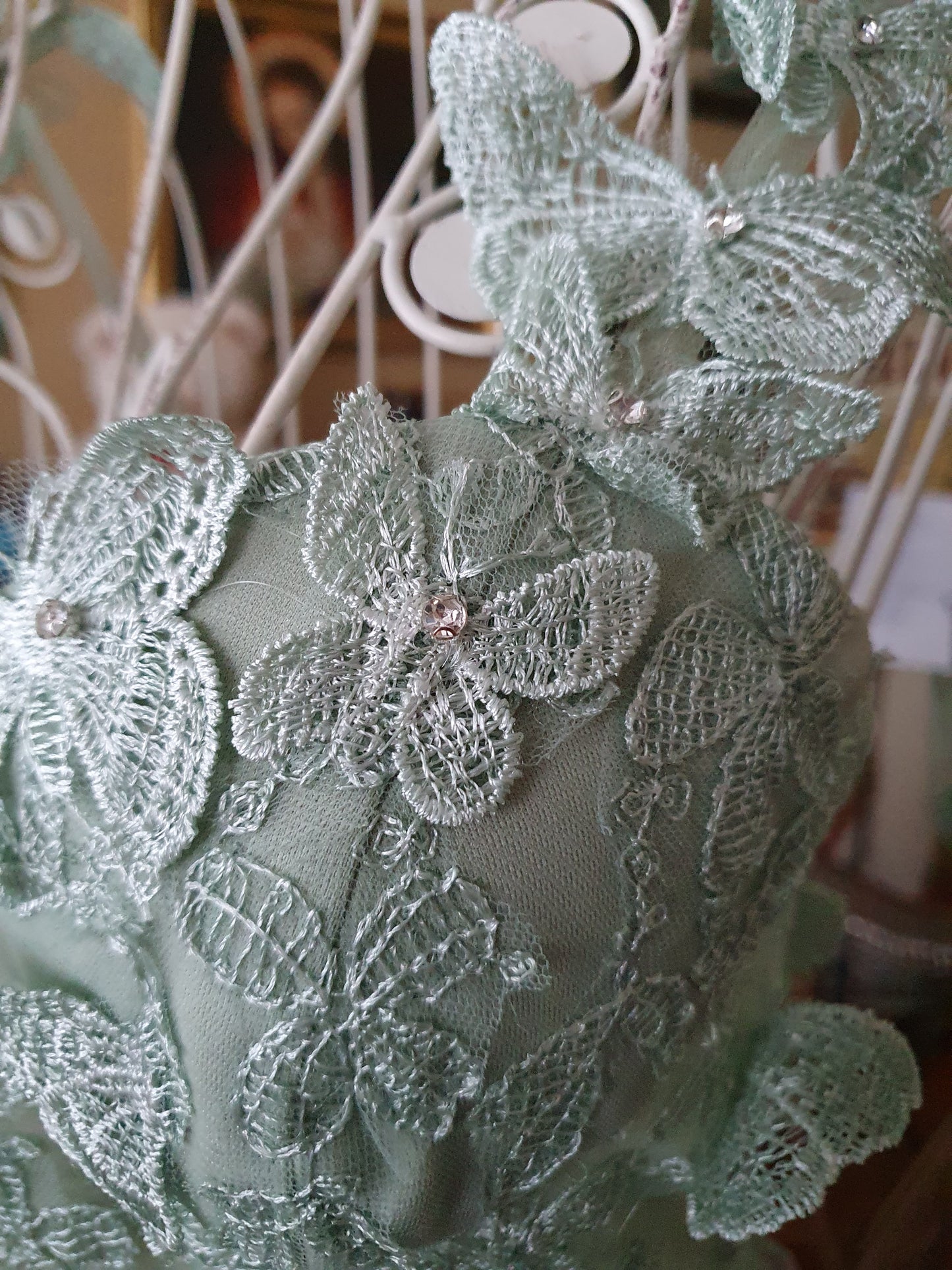 The Celestine Gown In Light Green
