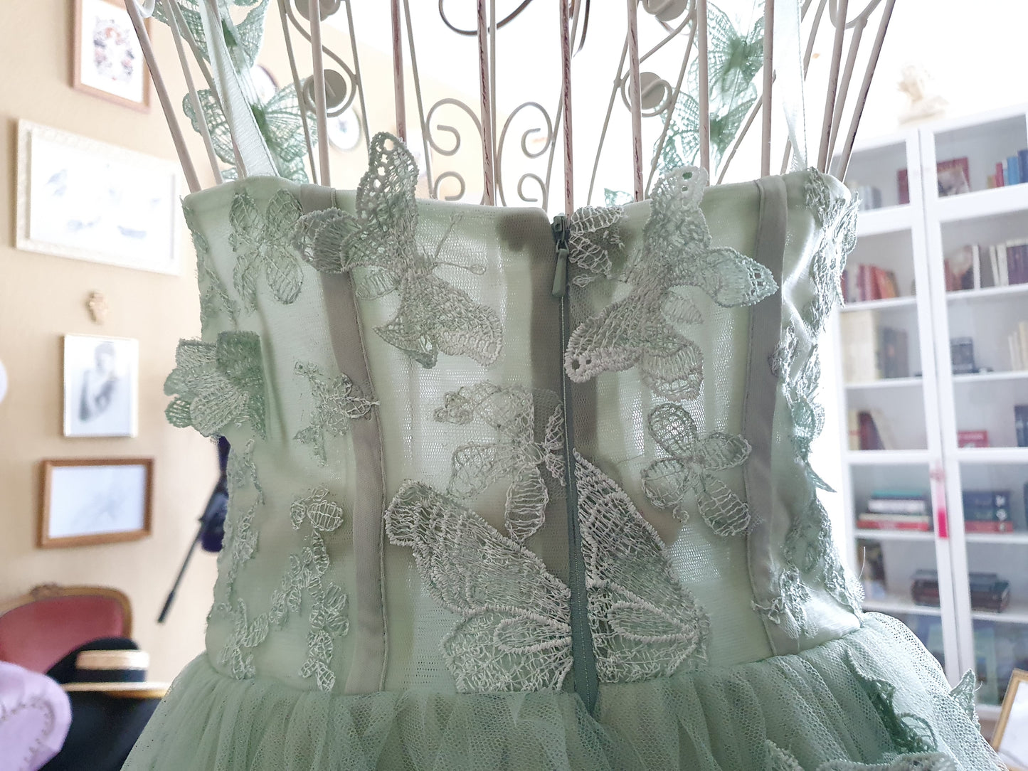 The Celestine Gown In Light Green