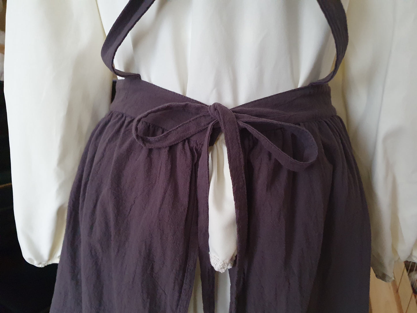 The Darling Apron In Grey - One Size