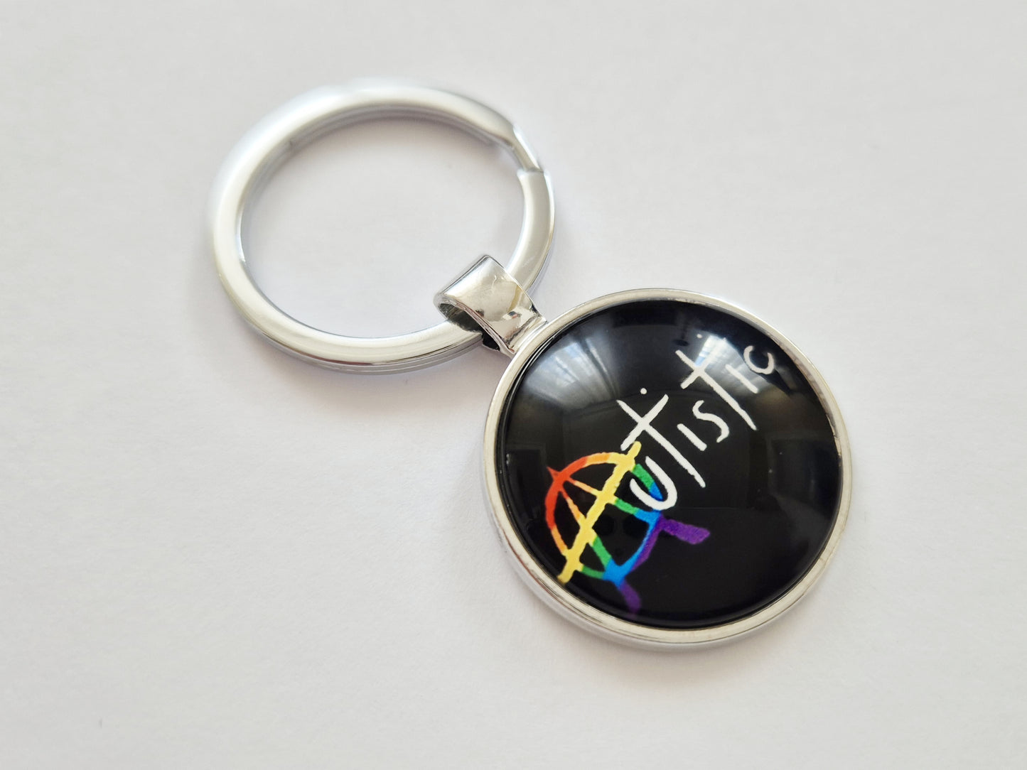 The Autistic Pride Key Chain