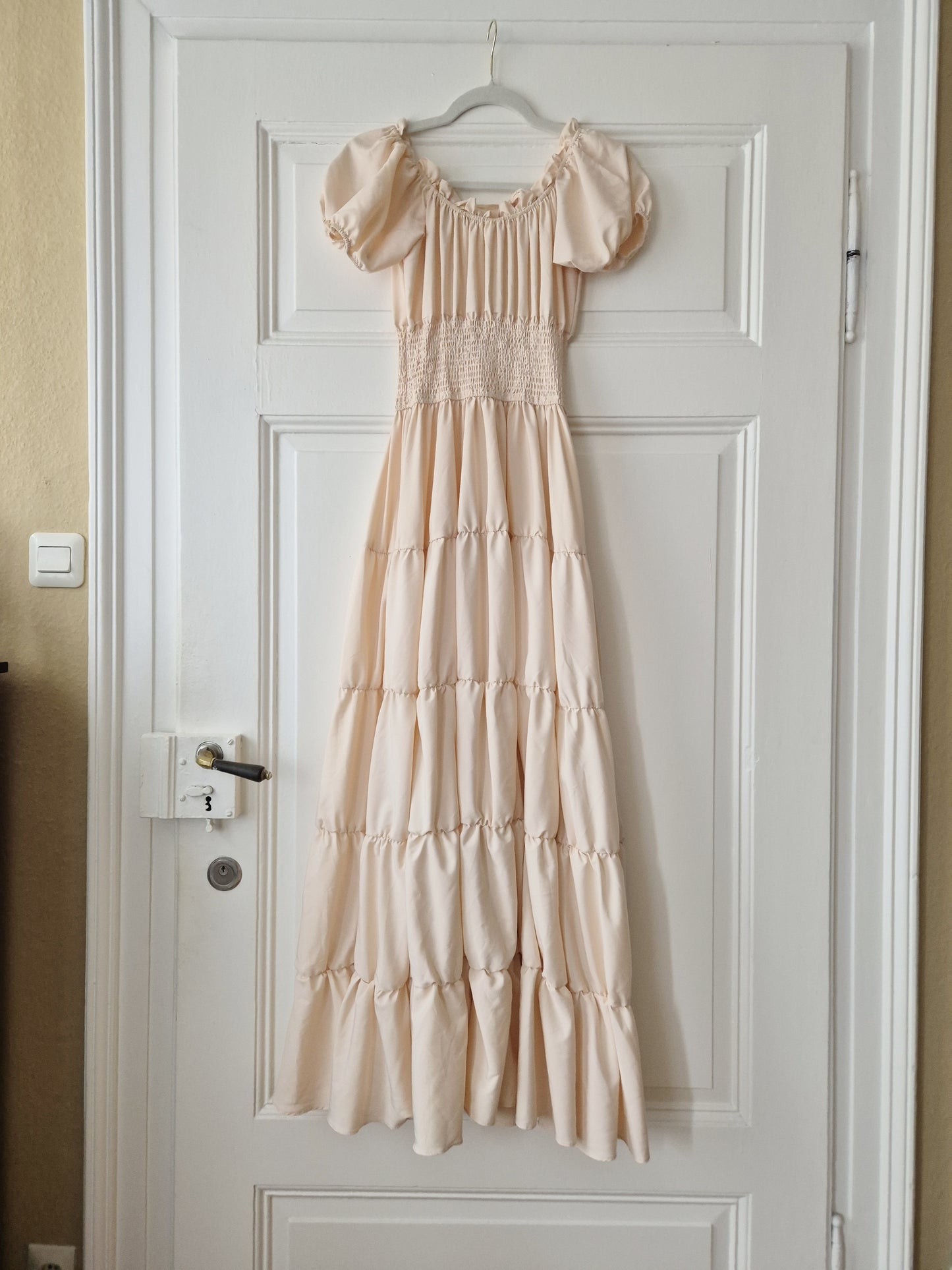 The Milk Maid Gown in Beige