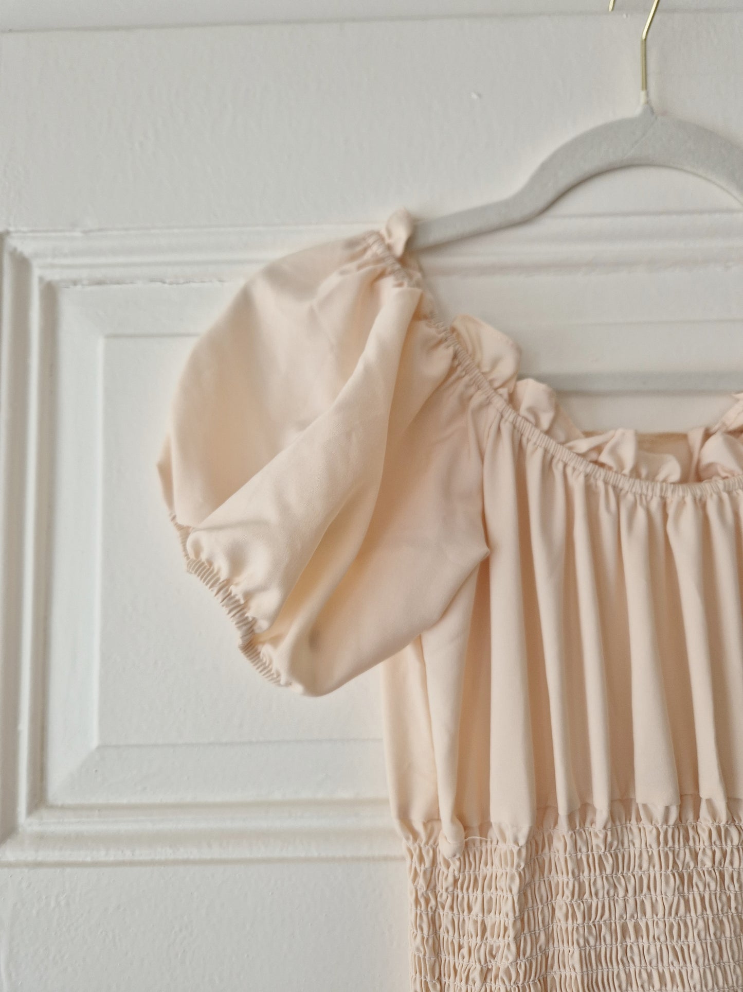 The Milk Maid Gown in Beige