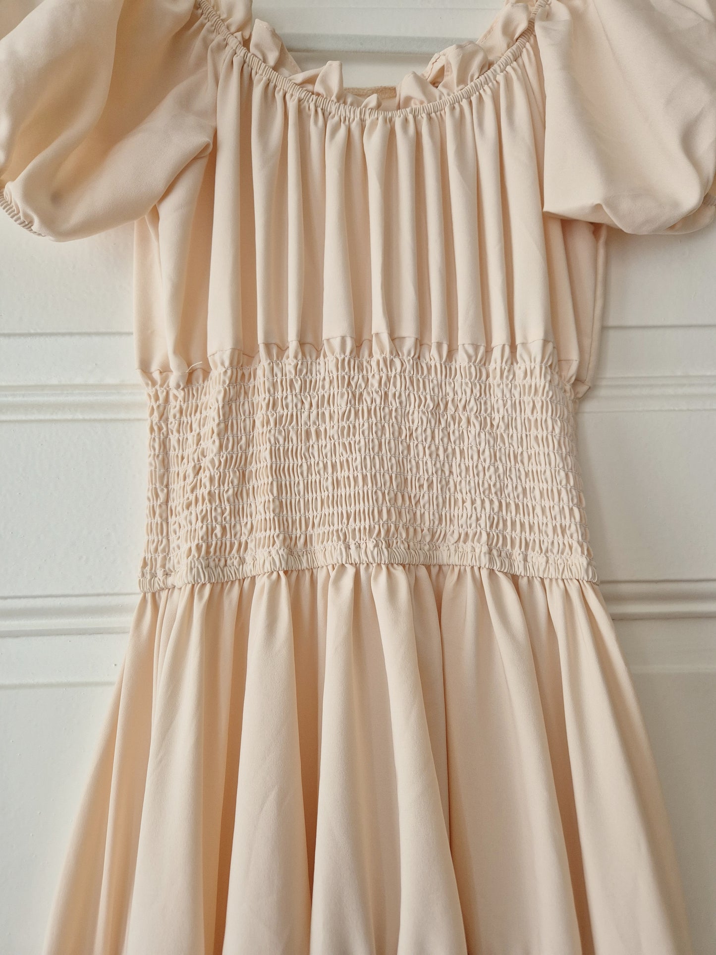The Milk Maid Gown in Beige