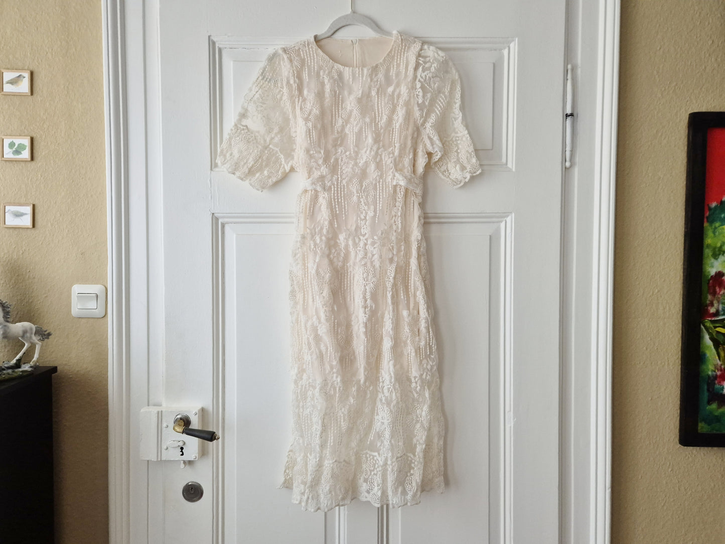 The Whisper of Lace Midi Dress