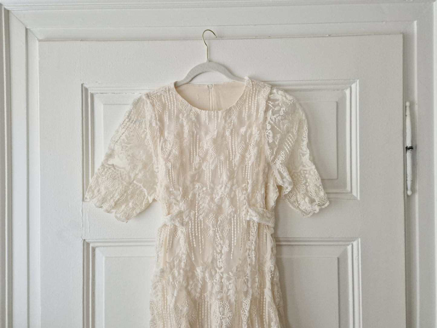 The Whisper of Lace Midi Dress